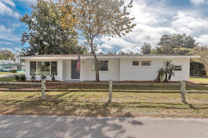 Need help with closing costs? Seller will provide $5000 toward buyers CC. Come see this great Post modern updated Bungalow between the Indian River & US One. Great location with ez walk to the riverfront parks. This adorable home is completely renovated and upgraded so it's move-in ready. Stunning new kitchen with Quartz countertops and Stainless Steel appliances is just the beginning. New windows, new roof, new hot water heater, new flooring, new interior and exterior paint, new ceiling fans & light fixtures. HVAC is newer and in good condition. This home has all of the important things you are looking for. Big back yard too! Lots of room for Firepit and Pool also. Yard could easily be fenced on 3 sides to create total privacy. Close to shopping and eateries. Come check it out before it sells. ;Water: City