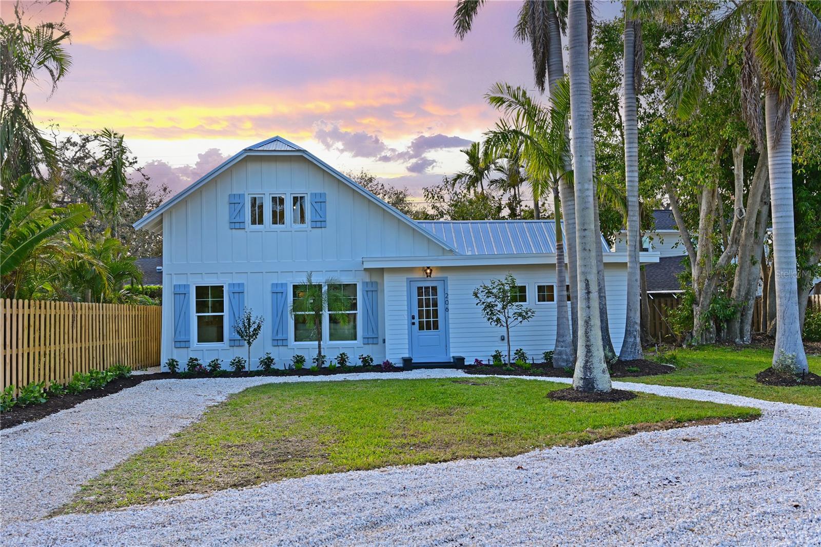 Do NOT miss this completely restored home in the Historic River District of Bradenton! Step into timeless elegance with this beautifully restored 1925 cottage, nestled in the historic river district just moments from the Manatee River. This 3-bedroom, 2-bathroom home seamlessly blends historic charm with modern luxury, featuring refinished original hardwood floors, high-end finishes, and a thoughtfully updated design. Enjoy a chef’s kitchen with premium appliances and exquisite countertops, as well as a spa-like primary bath designed for relaxation. A brand-new metal roof, hurricane-impact windows, new AC, new plumbing, and new light fixtures ensure worry-free living. Freshly painted inside and out, the home is surrounded by lush new landscaping with irrigation, adding to its inviting curb appeal. Located just minutes from downtown Bradenton and only a short drive to the stunning beaches of Anna Maria Island, this coastal-inspired retreat offers the perfect blend of historic character and modern convenience. Don’t miss this rare opportunity to own a piece of Florida history in one of the area’s most sought-after neighborhoods!