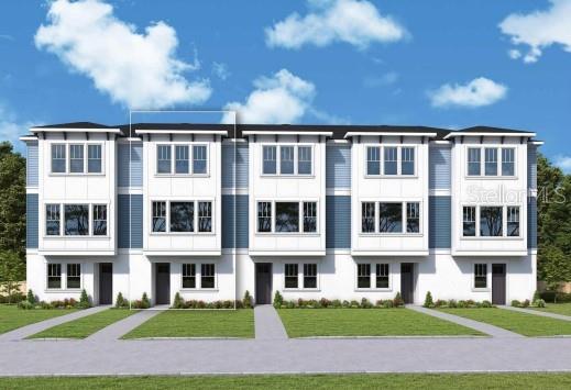 Under Construction. Welcome to this astonishing new 3-story luxury townhome in the heart of the historic and charming Seminole Heights! This newly constructed townhome by David Weekley Homes offers a perfect blend of modern elegance and timeless charm, designed for those seeking low-maintenance, high-style living. Built by a highly reputable builder known for exceptional craftsmanship and attention to detail, this home is built to the highest standards. This interior unit features spacious living areas with a huge center kitchen island, top-of-the-line finishes, hurricane impact windows, private gates and energy-efficient design, this townhome offers the ultimate in comfort and convenience. Apex at Seminole Heights is a boutique townhome community featuring individual, gated courtyards, paved, illuminated walking paths and a dog-friendly community space. Enjoy the vibrant Seminole Heights community with its unique mix of trendy eateries, parks, and local shops.