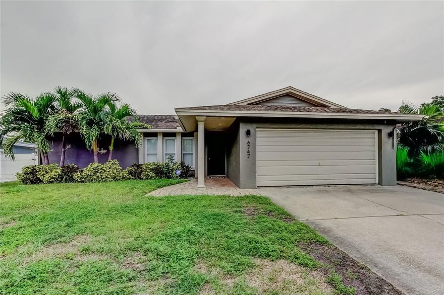 Bring your vision and finishing touches to this 3-bedroom, 2-bath, 2-car garage home tucked away on a quiet cul-de-sac. The current owners began a remodel with big-ticket updates already underway, but the project is unfinished — giving the next buyer a perfect opportunity. The kitchen is ready for your dream design, and an additional den/small bedroom has drywall installed, awaiting texture and paint. An open floor plan with a wood-burning fireplace in the great room, nicely sized original bedrooms, and a primary suite with walk-in closet and en suite bath set the stage. With an oversized garage, fenced yard, and newer windows and sliders, this home has great bones and character — ideal for a buyer ready to add sweat equity and make it their own.