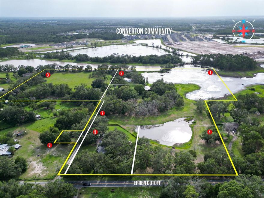 25+ Acre Multi-Parcel Investment Opportunity – 5 Residences + Development Land in Growing Land O’ Lakes, Florida.
A truly rare opportunity to acquire 25+ acres of versatile land in Pasco County, comprised of 7 unique parcels, including 5 income-producing residences, a vacant lot with a pond, and a dedicated access road. Strategically located with road frontage on Ehren Cutoff/CR 583 and convenient access to major thoroughfares.
This exceptional offering includes essential infrastructure such as wells, septic systems, and electrical hookups, making it primed for immediate use and future development. Nestled in a region experiencing steady residential and commercial growth, this property is ideally suited for investment, development, or private estate use.
Included in the Package are the following Parcel Addresses:
22839 Bungalow Lane;
22809 Bungalow Lane;
22838 Bungalow Lane;
22924 Bungalow Lane;
22939 Bungalow Lane;
Vacant lot with pond;
Access road.
Highlights:
25+ acres spread across 7 parcels.
Zoned: Agricultural Residential.
No HOA. No CDD.
5 residences currently on site—perfect for rental income, multi-family living, or future redevelopment.
Unimproved land ideal for residential subdivisions, commercial enterprises, or recreational facilities.
Gorgeous natural landscape with trees, native plants, and a private pond.
Area supported by strong regional growth trends and increasing housing and commercial demand.
Existing infrastructure in place: wells, septic systems, electricity.
Whether you’re a developer, investor, or someone dreaming of a large family compound surrounded by nature, this property delivers flexibility and future value in one of Pasco County’s fastest-growing areas.
Showings by appointment only.