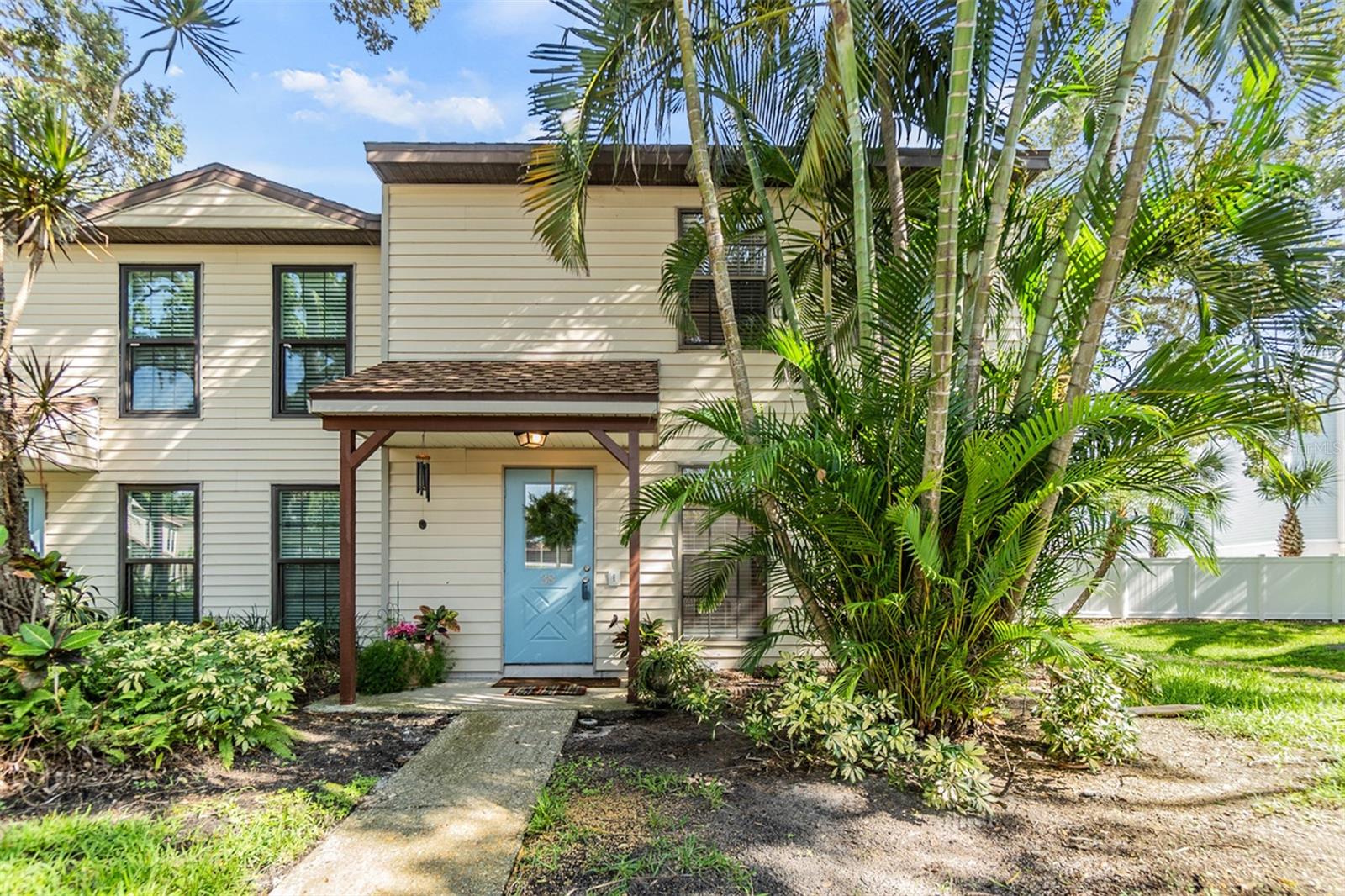 Live the Florida dream in this bright, move-in ready condo just minutes from downtown Dunedin's vibrant shops, dining, and the Pinellas Trail! This beautiful 2 bedroom, 2.5 bathroom townhome is located in the super desirable & quite Dunedin community of HARBOUR OAKES! Featuring numerous updates, this home is nearly fully renovated with just one personal touch remaining, updating both bathrooms will complete the transformation and make this your perfect Florida retreat. Recent upgrades include a new roof in 2018, freshly paved roads in 2023, new luxury vinyl plank flooring, a modern granite kitchen with stainless steel appliances, a new water heated, and an upgraded master bathroom vanity. The moment you walk through the door you will feel at home with your beautiful granite kitchen with stainless steel appliances, inside laundry, spacious living room/dining room combo, beautiful laminate flooring, generous-sized bedrooms, walk-in closet and a cozy lanai, ideal for morning coffee or evening cocktails. Enjoy the community's resort style amenities with the sparkling community pool. HOA includes Cable TV, Pool, Escrow Reserves Funds, Insurance, Grounds Maintenance, Pest Control, Water, Sewer, & Trash! Ideal for snowbirds, investors, or full-time residents seeking a low-maintenance coastal lifestyle-this water-adjacent condo delivers the best of Dunedin living without the waterfront premium. Enjoy effortless access to the Intracoastal Waterway (just steps away), top-rated beaches, and downtown's vibrant scene. Your slice of Florida paradise awaits-schedule a tour today!
