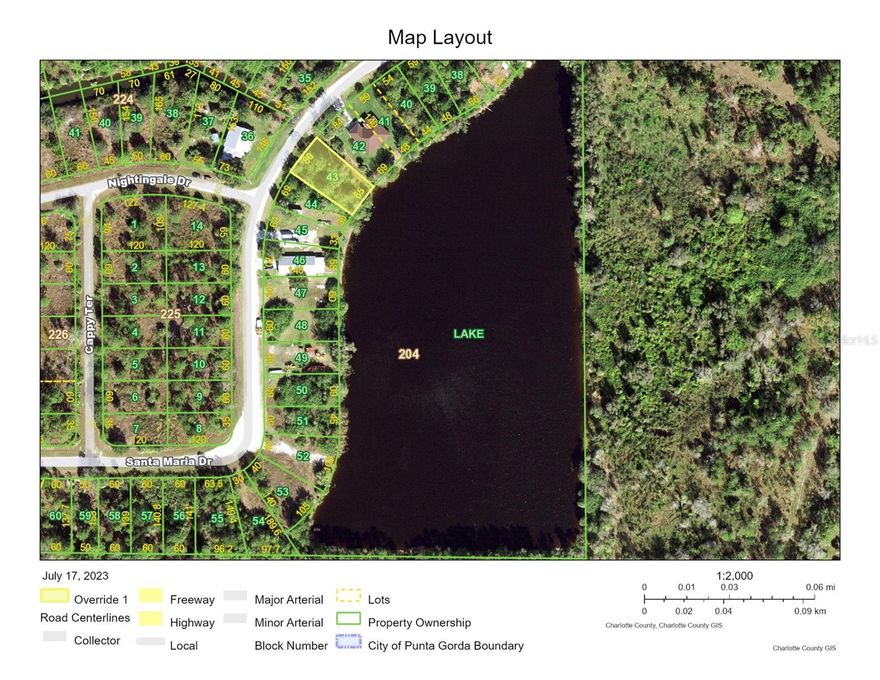 Tropical Gulf Acres lakefront several neighbors near location