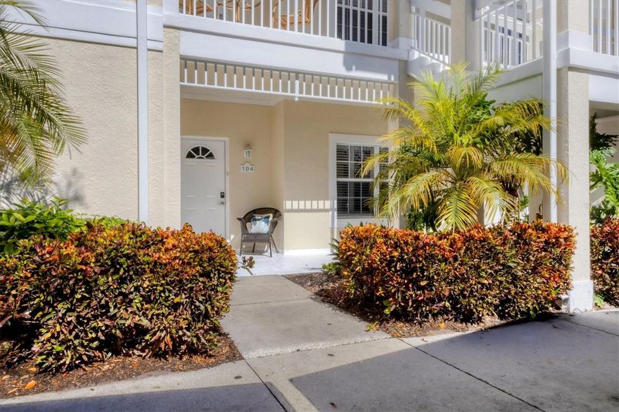 Available now!  Corner unit, first floor, 3-bedroom, 3-bathroom villa, furnished and turnkey including stacked washer and dryer. Tile flooring in kitchen and living areas, soft wood flooring in bedrooms. King bed in primary bedroom suite, Queens beds in each of the guest suites.  Dining area adjacent to living room with view of the community pond.  Smart TV's in all bedrooms. Home has plantation shutter window treatments installed throughout, perfect for opening up and allowing natural lighting inside! Includes two covered assigned parking spaces. 

Rate includes electric, water, sewer, garbage, pest control, Wi-Fi internet [400 mbps] and basic cable. Located within a short distance to community pool and spa, community fitness room and IMG facilities. Villa owners reserve the right to increase the rent for 1-5 months, shorter term leases, plus applicable short-term taxes and fees. Listed rate is for 6+ months.