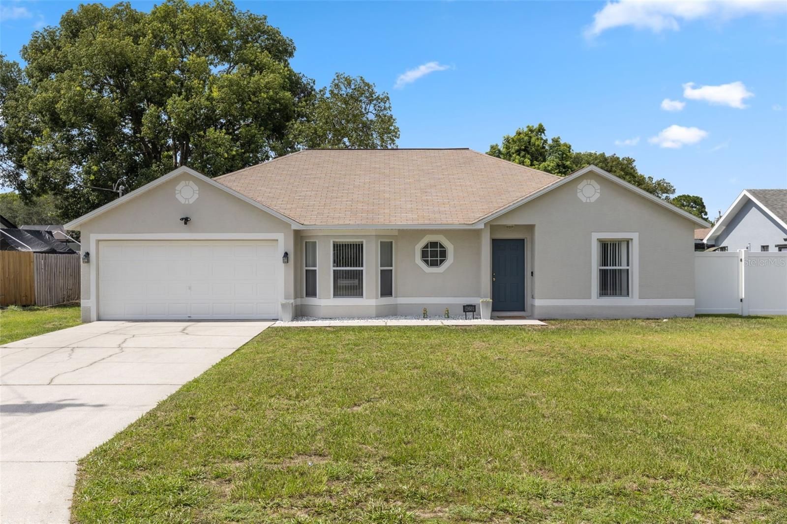 Welcome to this beautifully renovated 3-bedroom, 2-bath single-family home offering approximately 1,555 sq ft of comfortable living space on a generous lot — with no HOA restrictions! Perfect for families, first-time buyers, or anyone seeking a move-in ready home with modern updates and charm. Step inside to find brand-new vinyl plank flooring throughout, a completely updated kitchen featuring sleek quartz countertops and fresh cabinetry, and an open layout designed for everyday living and easy entertaining. Major updates include:
New electrical panel New AC (2024) Roof (2018) Water heater (2018) Septic drain field replaced (2021) Relax in the screened-in patio, ideal for morning coffee or hosting guests in your private backyard. This home combines comfort, convenience, and peace of mind — all with no HOA to worry about. Don’t miss your chance to make it yours!