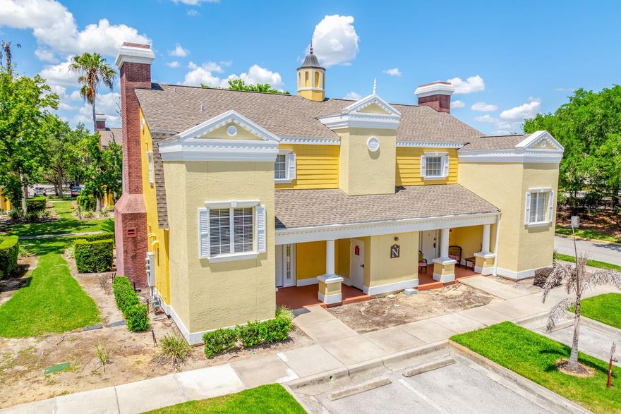 Seller may consider buyer concessions if made in an offer**Welcome to this ELEGANTLY APPOINTED 3-bedroom, 3-bath residence in the HIGHLY DESIRABLE, GUARD-GATED Seven Eagles enclave of Reunion, offering over 2,100 SQUARE FEET of beautifully designed living space across two expansive levels. With the feel of a private townhome and the advantage of a CORNER-UNIT LOCATION, this fully furnished property delivers both refined comfort and exceptional versatility. From the moment you enter, you’ll notice the home’s GRACEFUL ARCHITECTURAL DETAILS including arched doorways and tray ceilings, creating a chic and inviting atmosphere throughout. This residence is also part of the EXCLUSIVE KINGWOOD INTERNATIONAL RESORT MEMBERSHIP, a rare and valuable distinction that elevates both lifestyle and investment potential. The first level features two generously sized bedroom suites, each offering PRIVATE EN SUITE BATHS and DIRECT ACCESS to the rear patio through sliding glass doors, seamlessly blending indoor and outdoor living. One suite showcases a SPA-INSPIRED TOUCH with an open-concept Master Bath boasting a garden tub, granite countertop vanity, step-in shower and private water closet. A conveniently located LAUNDRY CLOSET completes this level. Upstairs, the home opens into a LIGHT-FILLED living space designed for both relaxation and entertaining. The Kitchen, Dining, and Living areas flow effortlessly together, enhanced by WOOD-LOOK LAMINATE FLOORING and a refined sense of openness. The Kitchen is both stylish and functional, featuring crisp white cabinetry, GRANITE COUNTERTOPS, stainless steel appliances, and a pass-through to the Dining area. The Living/Dining Room is beautifully accented by a TRAY CEILING and modern ceiling fan, with sliding doors that lead to a PRIVATE BALCONY, offering a peaceful setting for morning coffee or evening unwinding. The Primary Suite, also located on the upper level, serves as a tranquil retreat, complete with private balcony access and a DISTINCTIVE LAYOUT that includes a garden tub within the bedroom space. The EN SUITE BATH features a step-in shower and a granite-topped vanity, completing the suite with both style and functionality. Residents of Seven Eagles enjoy access to RESORT-STYLE AMENITIES, including access to 12 pools, while OPTIONAL Reunion Club membership unlocks an elevated lifestyle with access to a water park, championship golf courses, fine dining, and a relaxing lazy river experience. IDEALLY SITUATED in Reunion, this property places you just moments from WORLD-RENOWNED DESTINATIONS like Walt Disney World Resort, as well as premier shopping, dining, and entertainment. CONVENIENT ACCESS to Interstate 4 ensures effortless travel to Orlando, UNIVERSAL ORLANDO RESORT, and beyond. Whether you’re seeking a luxurious vacation retreat, an INCOME-PRODUCING INVESTMENT, or a full-time residence, this exceptional property offers a rare opportunity to enjoy the very best of RESORT-STYLE LIVING in one of Central Florida’s most sought-after communities. This is one you’ll want to see in person—schedule your private tour today!