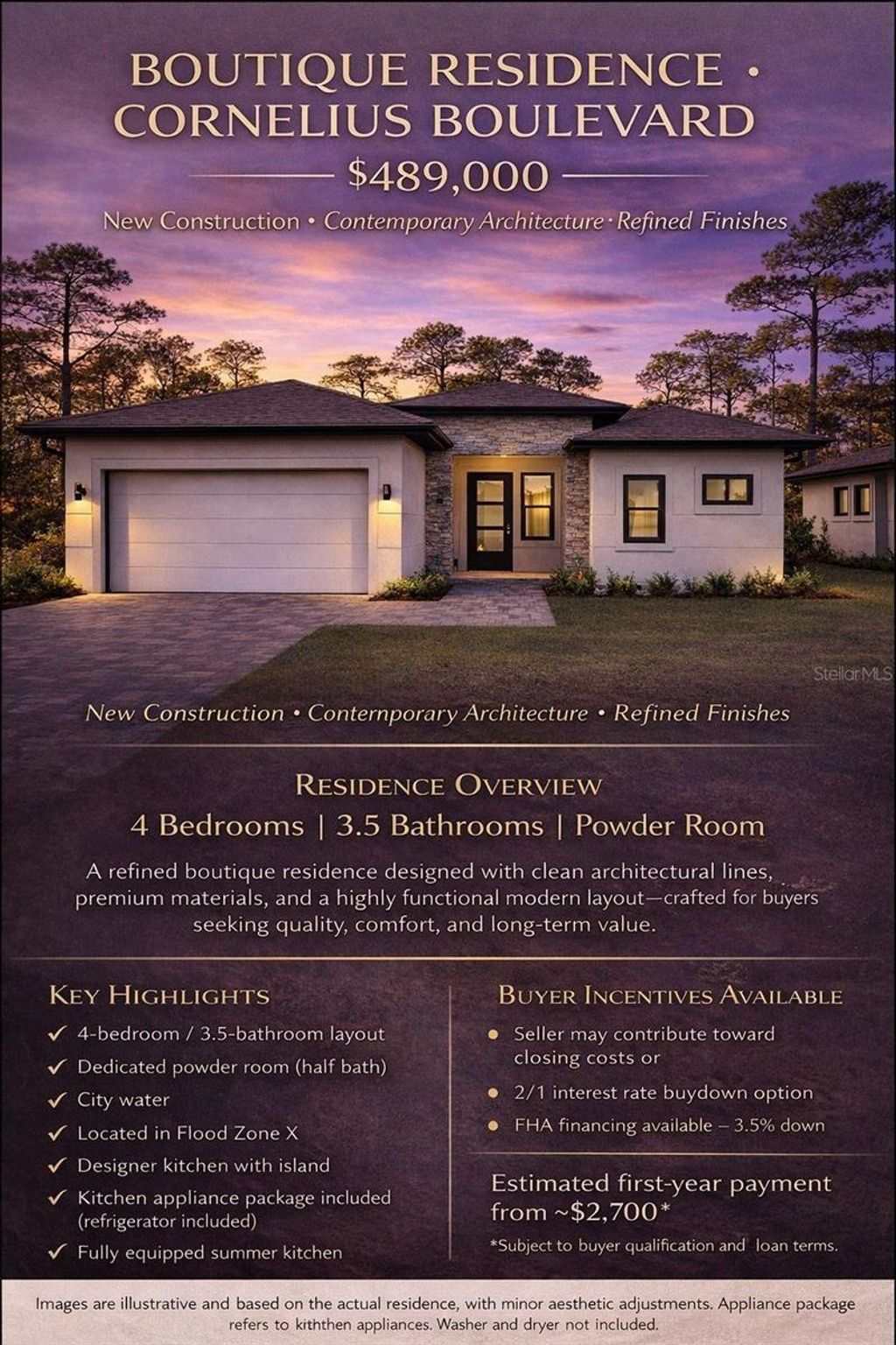 Photo of 1097 Cornelius Boulevard, Port Charlotte, FL 33953 (MLS # O6384138)