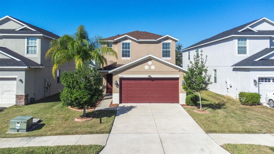 Welcome to 16713 Scenic Hill Way in the beautiful community of Vista Palms in Wimauma, FL! This meticulously cared for 4 bedroom, 2.5 bath home offers comfort, style, and energy efficiency. Featuring a brand new roof, water softener, and paid off solar panels at closing, this home is truly move-in ready. Both the interior and exterior have been freshly painted, creating a bright and inviting atmosphere throughout. The exterior paint is top of the line coating/paint called Texcote for added energy efficiency and longer lasting color! The open floor plan seamlessly connects the spacious living areas, perfect for entertaining or relaxing with family. The large primary suite offers plenty of room for a king sized bed and includes a generous walk-in closet and an oversized en suite bathroom with dual sinks, a soaking tub, and a separate shower. The additional bedrooms are all nicely sized, providing flexibility for family, guests, or a home office. Step outside to your screened lanai overlooking a fenced backyard, ideal for privacy, pets, and outdoor gatherings. The monthly HOA fees include the mowing of both the front and back yard too! With thoughtful updates and excellent maintenance, this home blends peace of mind with everyday comfort. Conveniently located near shopping, dining, and major highways, 16713 Scenic Hill Way is the perfect place to call home!