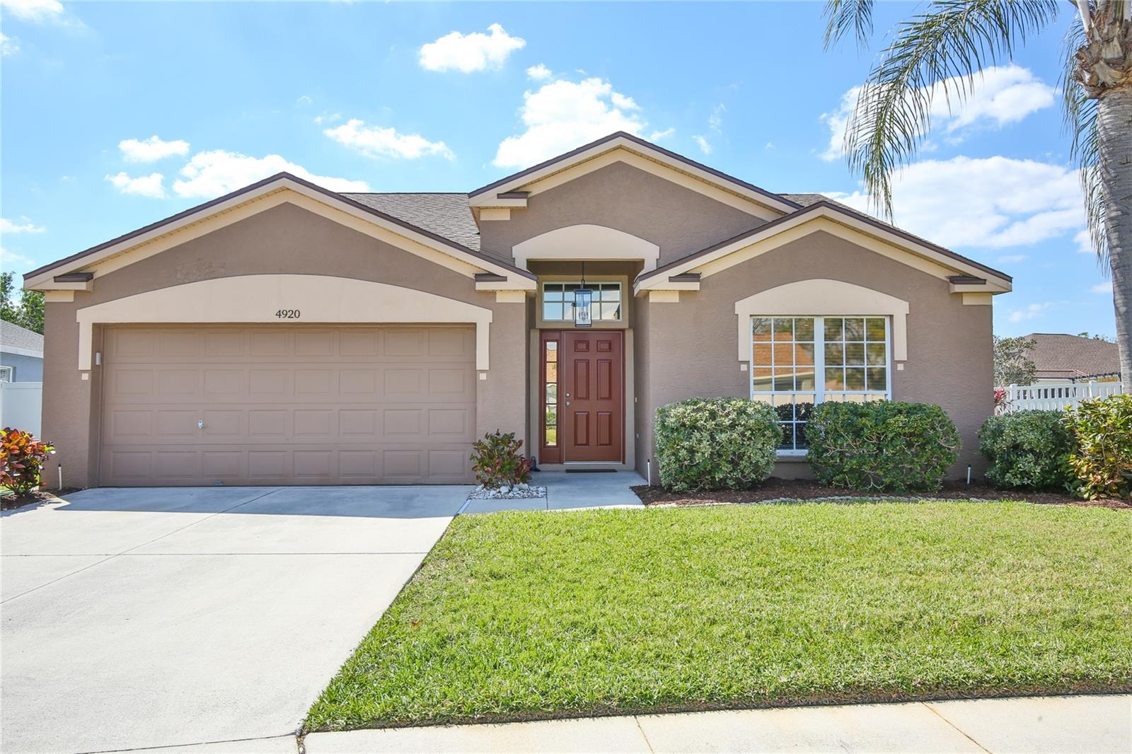 Welcome to this delightful pool home in the well-established community of Sabal Harbour. This is a one of a kind property with an expansive fenced yard for your fur babies and own enjoyment. Featuring high ceilings (some 12’), an abundance of windows, and sliding doors, you are sure to enjoy the natural light this home offers. From the foyer, the guest wing with two bedrooms and full bath give a distinct separation offering privacy from the primary bedroom. The primary bedroom with en suite bath offers dual sinks, walk-in shower, water closet and sizeable walk-in closet which has been tastefully remodeled. Ther is plenty of room for entertaining and cooking with the open kitchen and capacious great room. The roomy kitchen with breakfast bar, dinette area, stainless appliances (refrigerator, microwave and oven new in 2022) and pantry open to the two-car garage equipped with an EV240 outlet and the laundry. Beyond the great room sliders, your private oasis awaits you complete with screened lanai, 12’ x 30’ salt-water pebble tech pool (new system), Jacuzzi hot tub (2022) overlooking your enormous sweeping backyard. For your peace of mind, the home has a 2021 roof and 2021 HVAC. This home is located steps from the community center offering tennis, pickleball, basketball, community pool, playground, and recreational facilities. Fabulous shopping, dining, and nearly any kind of store you can imagine within a mile. Enjoy the world-class beaches with crystal sand and turquoise waters of Lido Key, Siesta Key and Longboat Key. Sarasota offers many cultural offerings including the Ringling Museum, Asolo Repertory Theatre, Sarasota Opera House, Sarasota Ballet, The Van Wezel Performing Arts and more. Sarasota has an international airport, excellent hospitals, golf courses, Selby Botanical Gardens and the like. Shopping areas include the UTC Mall, Whole Foods, Fresh Market, etc.
