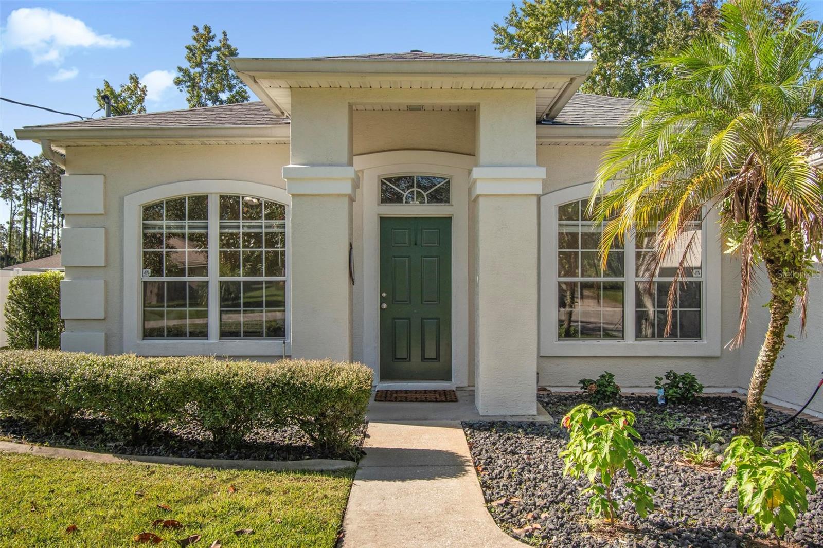If you are dreaming of the Florida lifestyle near shopping, beaches, parks and golf courses, this home checks all the boxes!
This spacious 4 bedroom home ideal for families or guests with outdoor screened-in pool and island seating and ample storage space.
Your outdoor oasis is ideal for lounging or entertaining with landscaped backyard.
Whole house is tiled except for bedrooms, Kitchen and Bathrooms granite countertops. Ample space in kitchen for eat in. Separate formal dining room and living room. Great room comes with wood-burning fireplace and built-in surround sound with french doors leading to pool area. Installed alarm system, gutters, irrigation system (well) fans in all rooms, window treatments and ample storage shed in backyard.