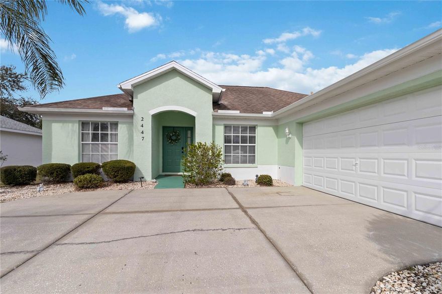 Welcome to Sun City Center, one of Florida’s most desirable 55+ communities! This super cute, move-in-ready home is perfectly suited for full-time residents or seasonal snowbirds. Step inside to a bright and open living area with high ceilings and brand-new laminate flooring throughout the main living areas, kitchen, and bathrooms.

The split-bedroom floor plan offers privacy, along with a versatile bonus office/den—ideal for hobbies or working from home. The kitchen and family room both open to a screened-in lanai, where you can relax and enjoy peaceful pond views.

The spacious primary suite features a double vanity and a separate tub and shower. Additional highlights include fresh interior paint, a new water heater, and an A/C that has been regularly serviced. A nicely sized laundry room leads directly to the garage, and the oversized driveway provides ample parking.

Enjoy low-maintenance living with HOA-provided lawn care, and take full advantage of everything Sun City Center has to offer—three pools, a full fitness center, daily activities, and over 200 social clubs to match any lifestyle.

Whether you’re downsizing or searching for the perfect winter retreat, this home checks all the boxes. Come see it before it’s gone!