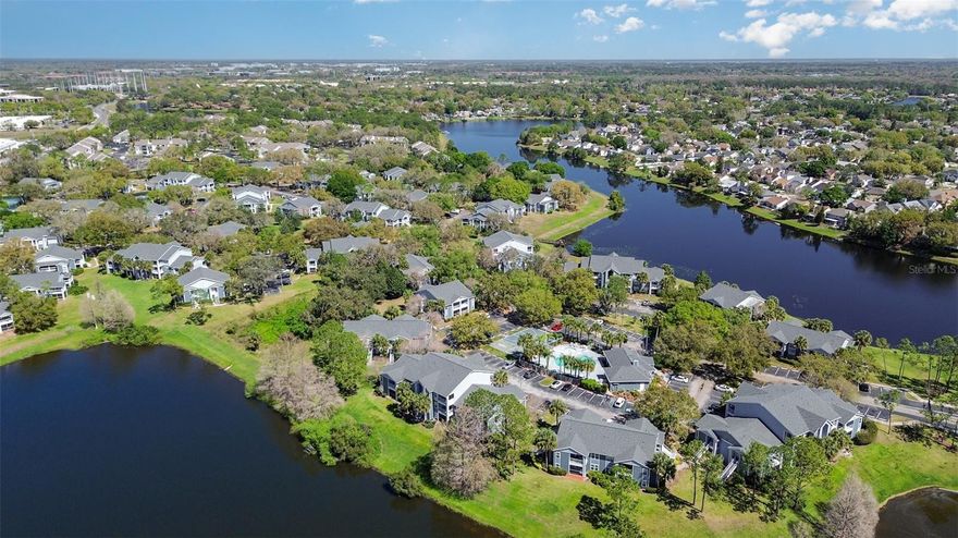 Discover effortless living in the heart of Lake Mary with this beautifully maintained 2-bedroom, 2-bath condo located in a sought-after gated community. Offering 954 square feet of thoughtfully designed living space, this second-floor residence features a desirable split-bedroom floorplan, stylish laminate flooring throughout, and an open-concept layout perfect for both relaxing and entertaining. Natural light fills the spacious living area, which opens to a private screened balcony — the perfect place to enjoy your morning coffee or unwind after a long day. Residents enjoy resort-style amenities including two sparkling swimming pools, a fully equipped fitness center, tennis courts, playground, fishing pier, and the added peace of mind of on-site management within this beautifully maintained community. Additional highlights include a newer A/C system for year-round comfort, updated appliances, and zoning for highly rated Seminole County schools. Conveniently located near premier shopping, dining, entertainment, and major highways, this move-in-ready condo is ideal as a primary residence or investment opportunity. Currently tenant occupied with a lease in place through 7/31/26, offering immediate rental income potential. Schedule your private showing today!
