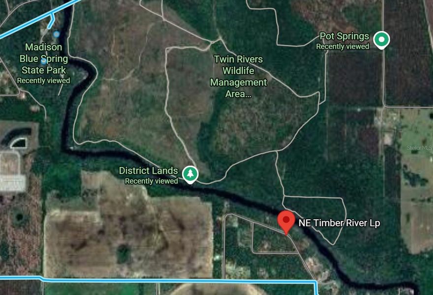 Build Your Dream Home in Timber River – 1.93 Acres Near the Withlacoochee River. Discover nearly 2 acres of wooded land in the desirable Timber River Subdivision in Madison County, Florida. This 1.93-acre vacant lot offers the perfect blend of privacy, space, and convenience, with paved road frontage on NE Timber River Loop and located just across the street from the Withlacoochee River.


Surrounded by natural beauty, this property provides an ideal setting for a custom home, weekend retreat, or long-term investment. The gently wooded landscape offers flexibility for clearing while maintaining privacy and a peaceful North Florida feel.


Outdoor enthusiasts will love the location—less than 4 miles from Madison Blue Spring State Park, known for its crystal-clear waters, swimming, kayaking, and scenic trails. Enjoy nearby river access, natural springs, and year-round recreation. 



Located just minutes from the town of Lee, with easy access to local amenities while still offering a quiet, rural setting. No HOA and low county taxes make this an affordable opportunity to own land in North Florida. Pot springs, Twin Rivers Wildlife Management Area and District Lands Park all just around the corner.


Bring your builder and your vision—opportunities like this don’t last long.