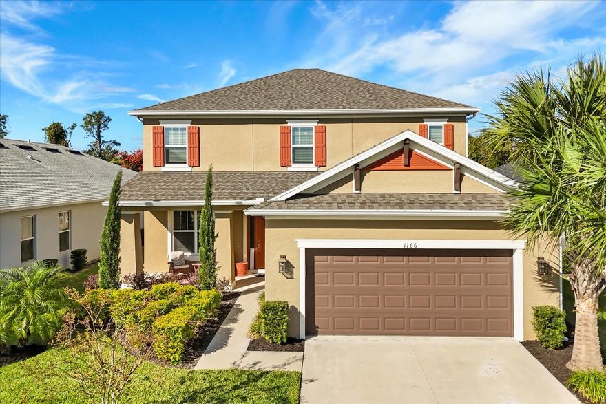 Welcome to 1166 Heron Sound Dr in beautiful Apopka! This exceptional 2-story home, built in 2022, is located in the sought-after gated community of Heron Sound. Offering 4 spacious bedrooms, 3.5 bathrooms, a private office, and an open loft, this home combines modern comfort with timeless design.
Step inside to a bright and open floor plan featuring a gourmet kitchen with a large island, stainless steel appliances, gas range, and breakfast area that flows seamlessly into the family room—perfect for entertaining or relaxing with family. The home includes central gas, tankless water heater, and high ceilings that enhance its open and airy feel.
The primary suite on the main level provides convenience and privacy, complete with a beautifully designed ensuite bath and walk-in closet. Upstairs, the spacious loft offers flexible space for a media room, play area, or additional office.
Enjoy Florida living at its best in the private backyard with no rear neighbors, backing up to a tranquil conservation area for added privacy and scenic views.
Residents of this gated community enjoy access to great amenities, including a community pool and playground. Conveniently located near major highways, shopping, dining, and area attractions, this home offers the perfect blend of comfort, style, and location.