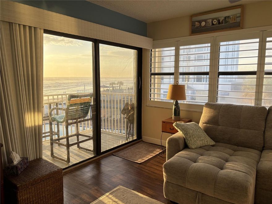 Direct ocean front - 2 bedroom, 2 full baths and balcony overlooking the ocean. This is a vacation rental completely furnished. Call Ocean Reef Villas to verify pricing and availability. 386-426-5684. Weekly rate: 1400.00 Monthly rate: 4200.00