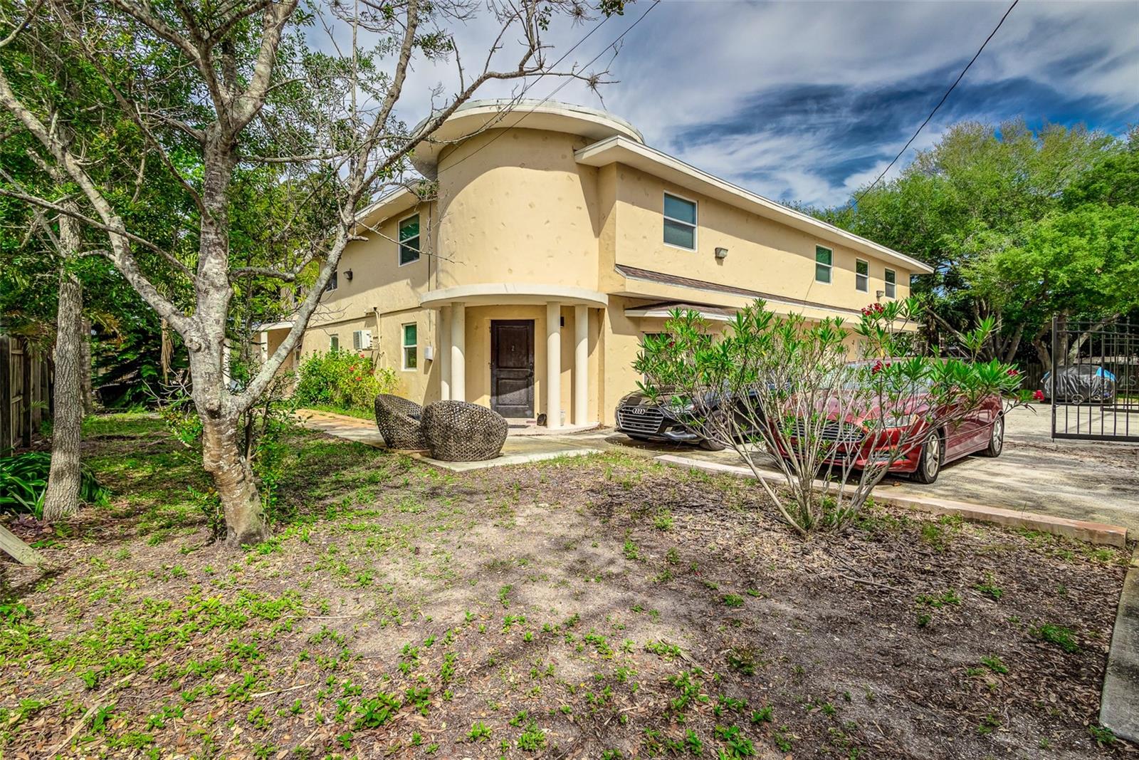 Welcome to an opportunity that doesn't come up very often. This spectacular property is fully occupied with people waiting for a spot to open up. The lakefront home is located in the heart of St Pete and has over 6000 sq ft of living space, 8 car garage, a newer roof, upgraded low-e windows, intricate wood flooring, newer AC systems and an ELEVATOR. There are currently 4 units with potential for more with garage conversions. All of the units have been upgraded with high end cabinetry, granite countertops and new bathrooms and all have their own laundry rooms. There is plenty of parking on site as well as an abundance of storage. This is a property that needs to be viewed in person to be fully appreciated.
