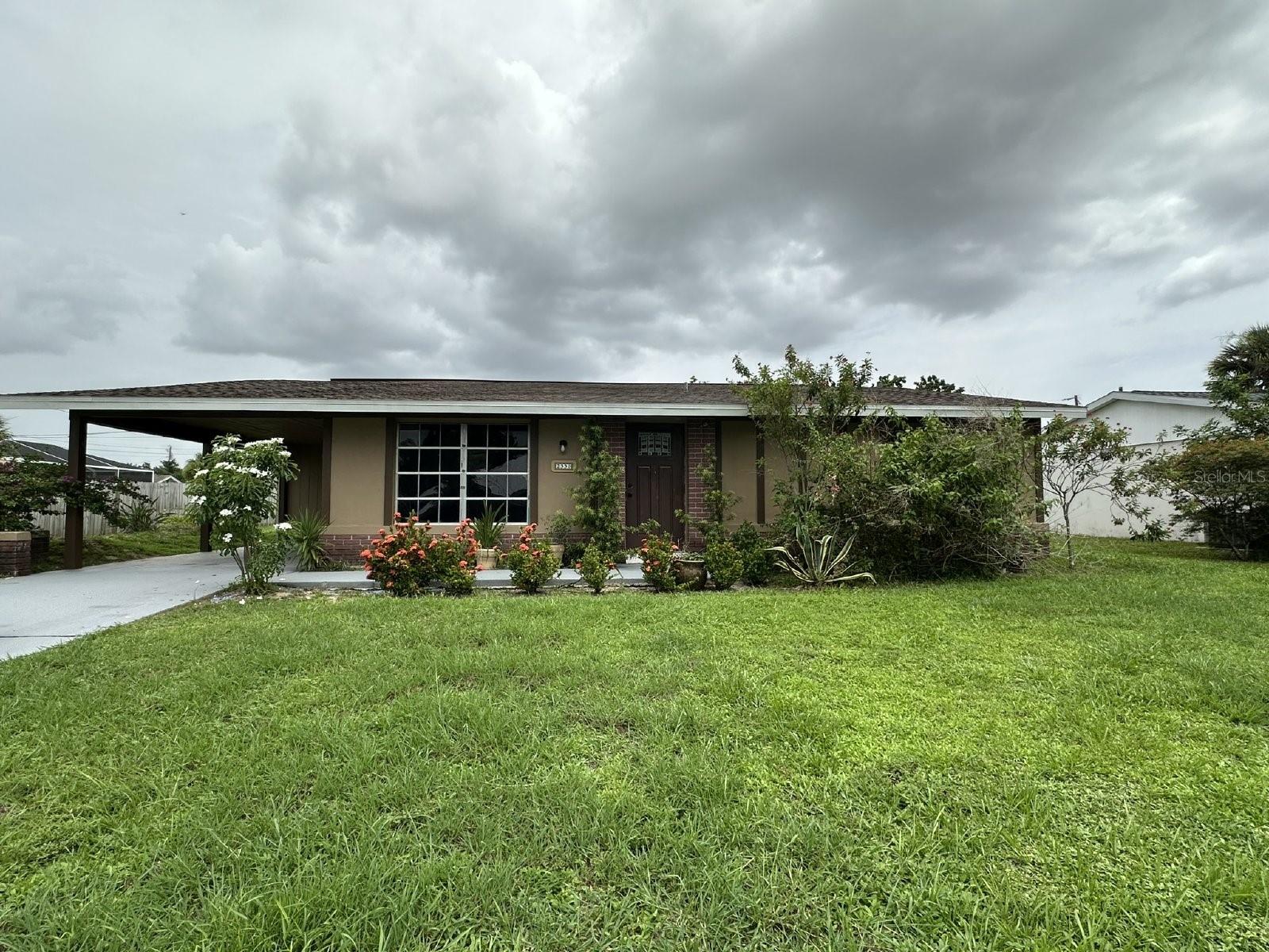 The 2/2/1 home in Port Charlotte presents as a fully remodeled house of the year model, boasting slate tile flooring throughout its entirety. The kitchen is equipped with modern conveniences such as soft close drawers and cabinets, complemented by new appliances. Both the dining room and master bedroom feature sliding glass doors, enhancing the home's open and inviting atmosphere. An enclosed Florida Room adds to the living space, complete with a laundry room that houses a new washer and dryer. Additionally, the convenience of lawn care included in the rent offers future tenants a hassle-free living experience. This property encapsulates modern living with a touch of luxury, making it an attractive option for those seeking a comfortable and stylish home.
All Florida Suncoast residents are enrolled in the Resident Benefits Package (RBP) for $65/month which includes liability insurance, credit building to help boost the resident's credit score with timely rent payments, up to $1M Identity Theft Protection, HVAC air filter delivery (for applicable properties), move-in concierge service making utility connection and home service setup a breeze during your move-in, our best-in-class resident rewards program, on-demand pest control, and much more! More details upon application.