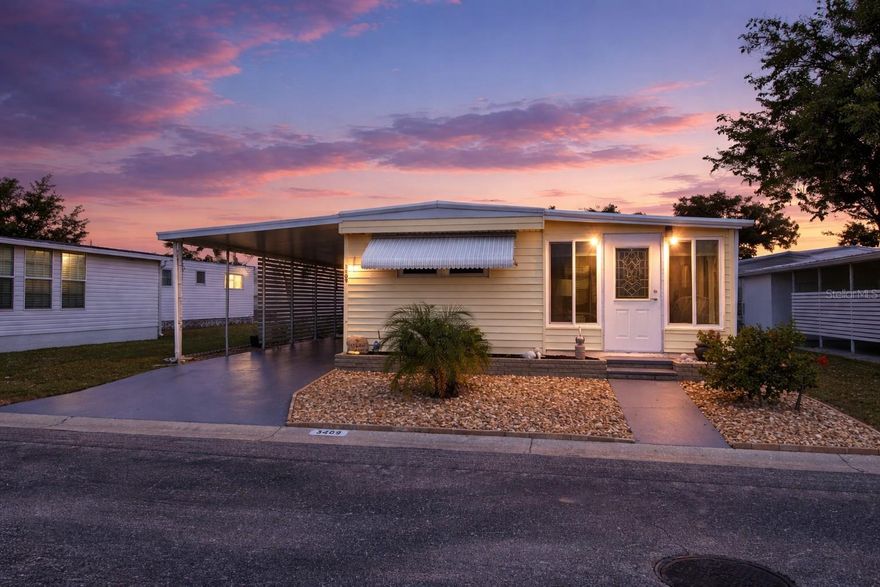 OAKWOOD MANOR — WHERE FUN, FRIENDSHIP & EASY LIVING COME TOGETHER!!!
Smart Buyers Know-Value lives at Oakwood Manor
Updated Gem in Oakwood Manor!
Enjoy resort-style living in this highly desirable 55+ resident-owned community located within Sarasota city limits. Spanning 90 beautifully maintained acres, Oakwood Manor offers an exceptional lifestyle with a low monthly fee of just $210.

Community amenities include a welcoming clubhouse with commercial kitchen and event stage, fitness center, library, heated pool, spacious hot tub, bocce ball and shuffleboard courts. Pickleball enthusiasts will appreciate the brand-new courts along the Legacy Trail, just a short bike ride away. (Please note: no pets, motorcycles, or RVs permitted.)

Pride of ownership is evident throughout this meticulously maintained and tastefully decorated 2-bedroom, 2-bath home. The enclosed Florida room adds valuable living space and features a light, beachy ambiance, while a second front Florida room—surrounded by newer windows—is the perfect place to enjoy your morning coffee.

Inside, the inviting living room is ideal for relaxing or entertaining. The kitchen offers a charming breakfast area, built-in desk, ample cabinetry, and includes a smooth-top stove, microwave, and refrigerator. Both bathrooms have been beautifully updated, and the coastal color palette throughout perfectly complements the Florida lifestyle.

Notable upgrades include:
AC replaced in 2020 • Bathrooms updated in 2020 • New tile bath floor (2020) • New flooring throughout (2021) • New windows • PVC plumbing • New front awning (2024) • New washer & dryer (2024)

This move-in-ready home needs absolutely nothing—just bring your suitcase and start enjoying life in paradise. Ideal as a winter retreat or full-time residence.

Conveniently located near downtown Sarasota, Siesta Key Beach, St. Armand's Circle, shopping, Sarasota-Bradenton International Airport, and two major hospitals—this home offers the perfect blend of comfort, convenience, and community.

Schedule your private showing today—this is a must-see home and you won’t be disappointed!