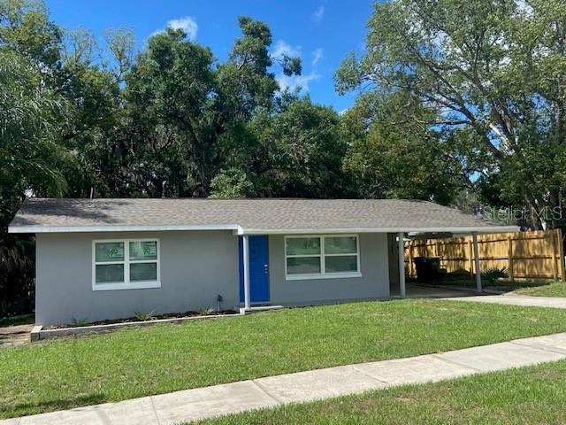 WOW! Move In Ready and located very near Historic Downtown Clermont, making it a short walk to all the restaurants, breweries, retail shops, businesses and the Waterfront Park & Beach Area. This is a home to rent if you want to to be near it all! Before you see the place, let it be known that most everything is only about 2 years old to include a NEW ROOF, HVAC, KITCHEN SS APPLIANCES, CABINETS & GRANITE COUNTERS, BATHROOMS, VINYL PLANK FLOORING, WINDOWS, HOT WATER HEATER, WASHER/DRYER, SHED and INTERIOR & EXTERIOR PAINT. You will have a spacious living room with a side entry to the carport for easy access, a large kitchen with room to gather and a comfortable eat in area for you and your guests. You have 2 ample sized bedrooms, splitting a primary bath, and on other side of home is a 1/2 bath. You have sliders that lead out to the Screened Porch looking into the shaded partially fenced .22 acre backyard. Nearby to Kehlor Park for tennis, pickleball or shuffleboard and downtown for the weekly Clermont Farmers Market, and all the Holiday Events throughout the year! Walk everywhere as you are so close to so much! Great for couples, divorcees, or the single looking to mingle. Give me a shout to check it out!