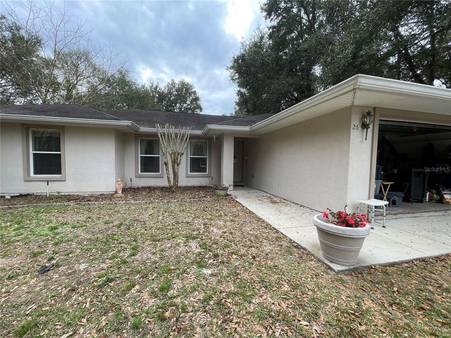 Fabulous private 3-bedroom, 2-bath concrete block home with a 2-car garage, surrounded by vacant lots on both sides and in front for added privacy. This home offers over 1,300 square feet of air-conditioned living space with a desirable split-bedroom floor plan.
The living room, dining room, and kitchen all feature views of the fully fenced backyard, creating a bright and open feel. The spacious primary bedroom includes an en-suite bath. The 20’ x 18’ garage provides ample parking and storage, and a large backyard shed offers even more storage space.
Conveniently located near schools, restaurants, shopping, medical facilities, and bike trails. Schedule your private tour today!