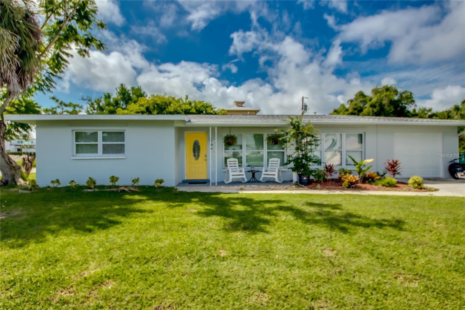This charming home on an oversized corner lot is a prime first time home or an Airbnb opportunity with no rental restrictions. It features a bright, open floor plan with natural light throughout, two spacious bedrooms, a tiled bathroom, and a laundry room with extra storage. The enclosed patio and large backyard are perfect for BBQs and gatherings. Recent updates include a kitchen update, new floors throughout, a new roof (2023), hot water heater (2022), and septic tank (2020). Harbour Heights Park offers a boat ramp, fishing pier, picnic tables, and BBQ grills. Ideal for first-time buyers, downsizers, or a winter retreat. Conveniently located near I-75, schools, hospitals, shopping, dining, and close to Venice, North Port, and Punta Gorda. Enjoy easy access to local attractions, golf courses, fishing, boating, and stunning Gulf beaches!