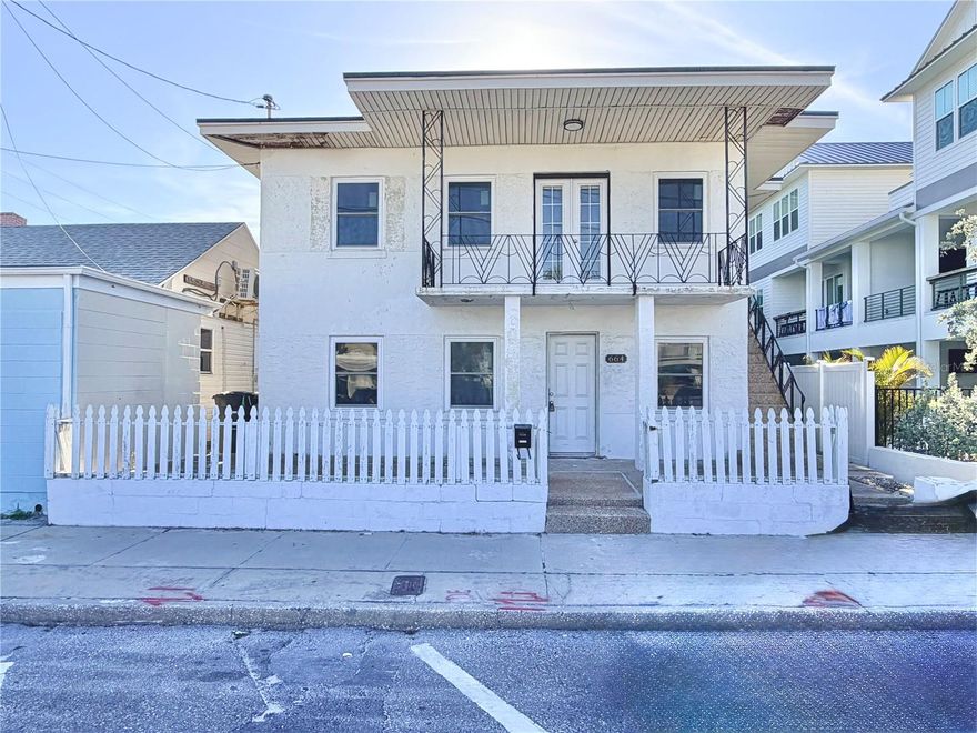 RARE DUPLEX OPPORTUNITY ON CLEARWATER BEACH!! Prime 4-bedroom, 2-bath income property just one block from the beach on highly desirable Mandalay Avenue, featuring two separate units with 2 bedrooms and 1 bathroom each (upstairs and downstairs), perfect for short-term rentals, multi-family use, or a personal beach getaway with income potential. Recently taken down to the studs, this property offers a true blank slate with major upgrades already completed, including new A/C units, brand-new hurricane-impact windows, fresh drywall, and more-saving significant time and cost. Located in the Tourist District, it allows short-term rentals and sits in the heart of one of Florida’s most iconic beach destinations, just steps from the award-winning sugar-sands of Clearwater Beach. Owners and guests can enjoy nearby attractions like top-rated restaurants, charter fishing, dolphin tours, jet skiing, the Clearwater Marine Aquarium, and the Clearwater Beach Recreation Center with a pool, tennis courts, and fitness facilities-making this a rare opportunity to create a high-performing rental or dream beach retreat in a highly sought-after location!