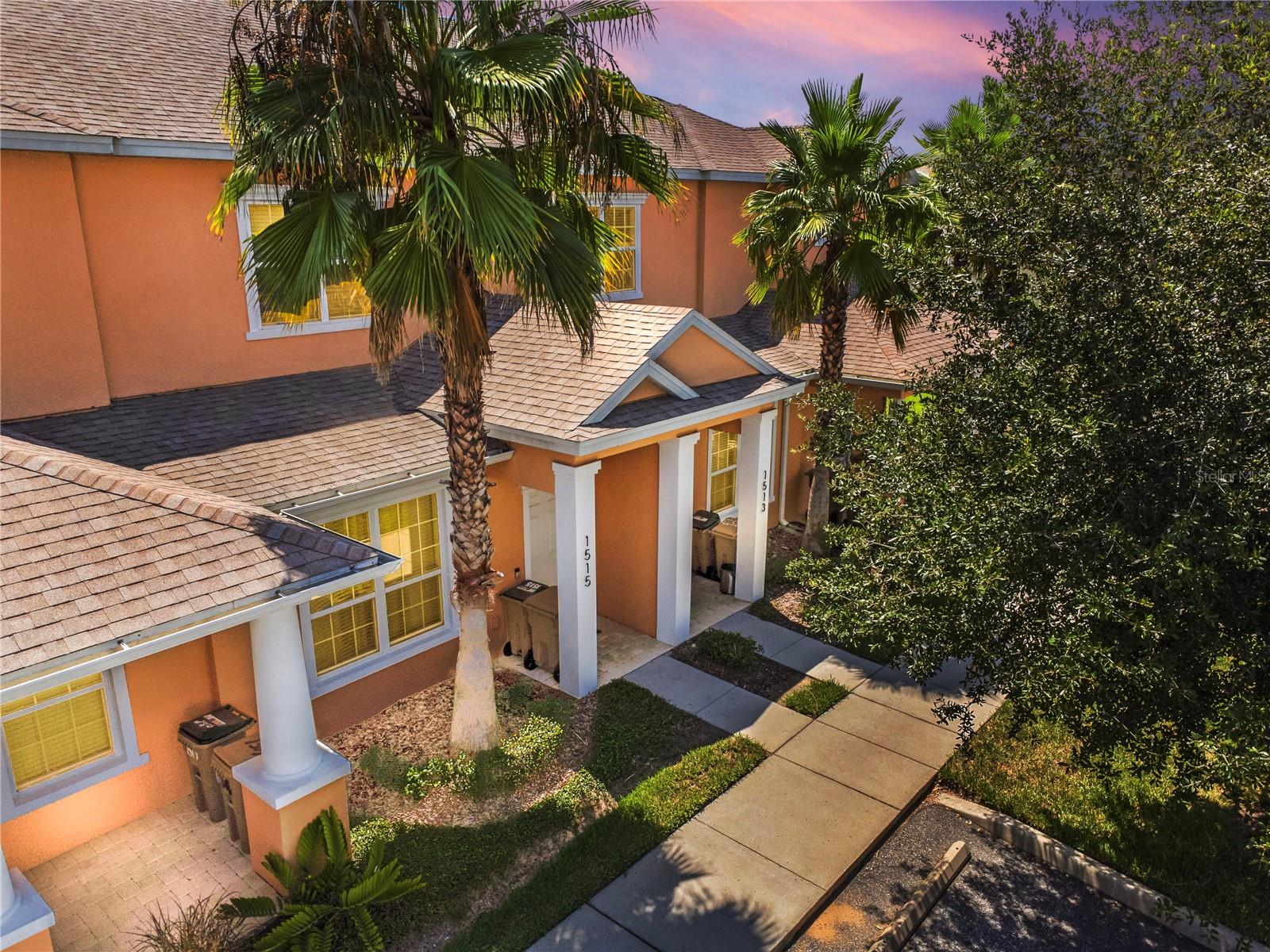 The seller is highly motivated!! Step into your dream getaway—just minutes from Disney!This beautifully furnished 3-bedroom, 3-bath townhome is everything you’ve been searching for—whether you're looking for a high-performing vacation rental, a second home, or a full-time residence in the heart of Central Florida. Enjoy the privacy of no rear neighbors, creating a peaceful retreat right in your backyard. Inside, the open-concept kitchen and living area are perfect for entertaining or winding down after a fun day at the parks. Slide open the glass doors and relax in your private screened-in pool and overed lanai—your own slice of Florida paradise.
The downstairs features a versatile bedroom with an ensuite that also serves as a guest bathroom. Upstairs, the spacious primary suite includes a private balcony. Located in a resort-style community, you'll enjoy access to a clubhouse with a resort pool, fitness center, and game room. The HOA covers water, landscaping, exterior maintenance, valet trash, termite bond, and more—making life easy and worry-free.
Zoned for short-term rental, this home is ready to generate income or serve as your personal escape. And the best part?
Don’t miss out—schedule your private showing today!