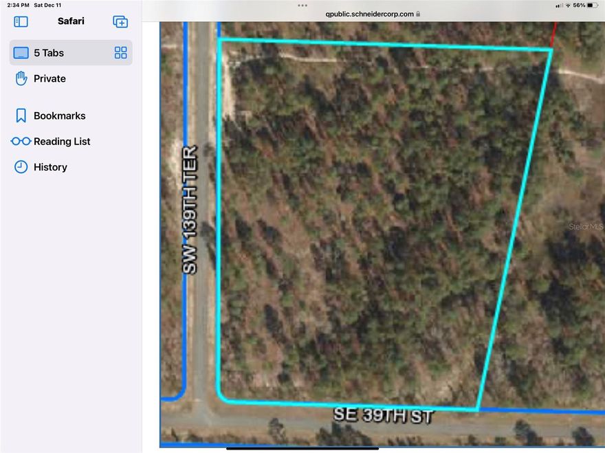 Fantastic opportunity to get the best priced lot in Saratoga South…build your dream farm or home located in an equine community centrally   in Morriston Fl. The community features paved roads, riding trails, underground electric throughout community. 34 lots ranging from approx 8-10 acres in total with 10 lots sold currently. Close to Black Prong, Goethe state forest, HITS is literally 15 min down the road and 25 min to WEC.