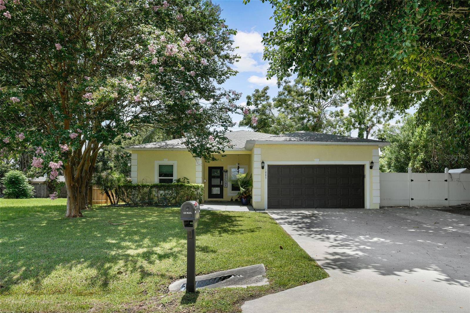 Do not miss your opportunity to own this beautiful home with designer touches. Located on a low-traffic cul de sac on a 80 x 103 lot. Traditional elegance with 3 bedrooms + Den (can be used as a 4th bedroom) + 2 baths plus an extended 3 car driveway. The outdoor oasis offers an expansive backyard with a screened-in outdoor sunroom and a second outdoor space with paver stones. The foyer entryway opens into a spacious living and dining room that showcases bamboo hardwood floors, and high ceilings. The kitchen has granite, an upgraded stainless appliance package including gas range; perfect for entertaining. The kitchen opens into a dinette and the den/office. The primary suite features views of the backyard, and a beautifully remodeled primary bathroom that has a double vanity, an oversized seamless glass shower, with two closets. Two additional rooms and a guest bathroom are located in a separate wing of the home. There is a den that is currently utilized as an office, but could be used as a bedroom. Additional Upgrades include: Upgraded Impact resistant windows and exterior doors, NEW patio roof 2021, NEW interior paint 2024, NEW exterior Paint 2022, Extended 3 Car Driveway, Upgraded Landscaping, AC Systems and upgraded duct system 2023, NEW Appliances 2018, Remodeled Bathrooms 2018, Bamboo wood floors, built-in closet systems. Clearwater offers abundant shopping and restaurants, the beaches, the Pier, and more. Seller will replace the roof with a NEW dimensional shingle roof with full price offer.