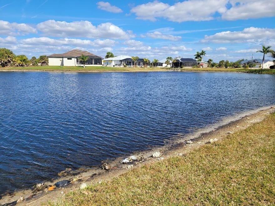 Build your Southwest Florida waterfront dream home on this exceptional Burnt Store Lakes homesite. One of the most desirable waterfront lots in the community, this property boasts 105 feet of water frontage and over 350 feet of expansive long-lake views. The generous cul de sac lot size easily accommodates a larger custom home, pool, and 3-car garage.

Surrounded by some of Punta Gorda’s finest custom residences, Burnt Store Lakes is a quiet, upscale community you’ll be proud to call home. Ideally located along the southern shores of Charlotte Harbor, the neighborhood features 11 scenic freshwater lakes, a resident park with picnic pavilion, canoe and kayak launch to Charlotte Harbor via the Celestial Waterway, walking and biking paths, sidewalks, and streetlights.  The resort-style lifestyle continues into the adjacent Burnt Store Marina & Country Club, offering public access to a world-class, full-service marina, executive golf course, water front dining and more. The Burnt Store Corridor provides convenient access to Punta Gorda and Fort Myers airports, shopping, and dining.

Community highlights include public water and sewer, friendly deed restrictions, predominantly custom homes, no CDD or RDD, and a low annual HOA fee of $518. The association also hosts social events and community activities. Builder referrals available upon request.