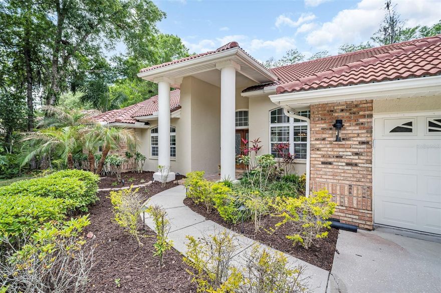 Located in the highly desirable gated community of East Lake Woodlands, this spacious 4 bedroom, 3 bathroom home offers a versatile layout with 2 bonus rooms and a dedicated office. One of the bonus rooms is located upstairs, providing added flexibility for multi-use living. Pool table will convey with the sale. The home features a solar-heated in-ground pool with a large pool deck, fully enclosed by a screened lanai, creating the perfect space for year-round Florida living and entertaining. The inviting living room includes a fireplace, adding warmth and character to the main living area.
The kitchen is well-appointed with abundant wood cabinetry, generous storage, and a center island ideal for cooking and gathering. The split-bedroom floor plan provides privacy, with the primary suite featuring sliding glass doors to the pool, a walk-in closet, and an en-suite bath with dual vanities, a bathtub, and a separate shower.
Additional highlights include a 2-car garage, a laundry room, and exceptional interior space throughout. A unique third garage bay has been converted into an interior room, offering even more flexible living options.
Residents of East Lake Woodlands enjoy resort-style amenities including a clubhouse, golf courses, country club, heated pools, tennis and pickleball courts, fitness center, dining options, and scenic walking and biking paths within a secure gated community.
Conveniently located in Oldsmar, this home provides easy access to Gulf beaches, Tampa International Airport, top-rated schools, dining, and shopping, offering the best of the Tampa Bay lifestyle.