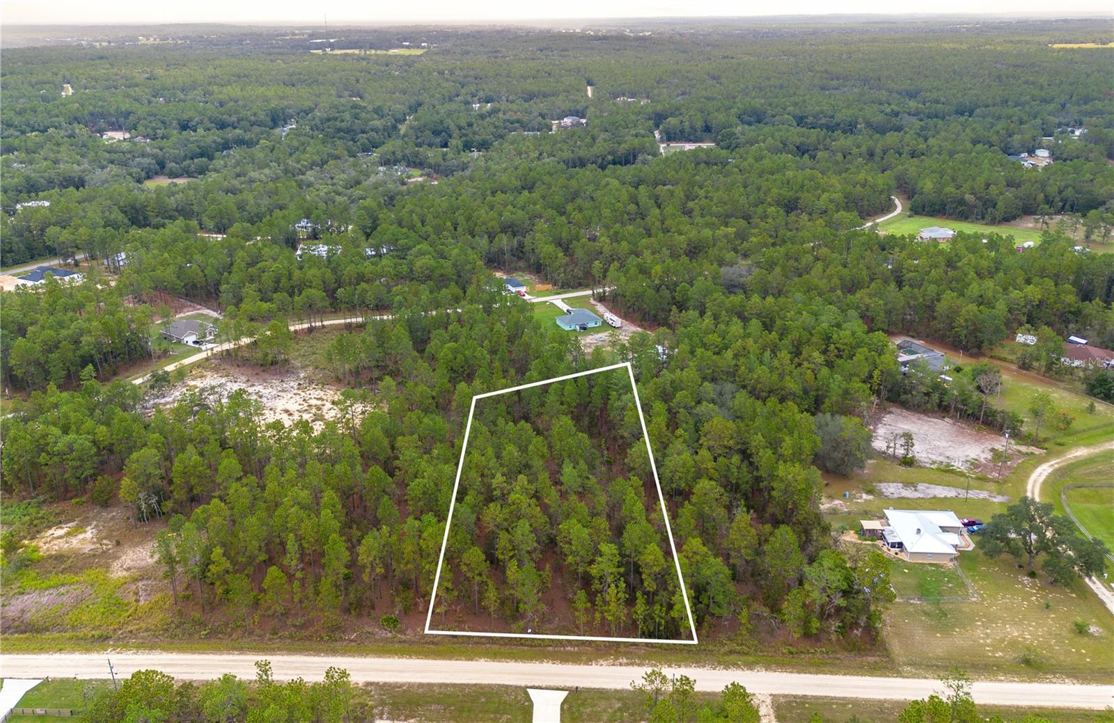 Discover the perfect blend of country living within a quiet community tucked amidst some of the prettiest land in Marion County. This large lot has some lovely pines and scattered hardwoods. Not much clearing will be required for a beautiful homesite. No HOA and not in a flood zone. Per the county zoned for site built homes only. No mobile homes. Located only 11 miles from the esteemed World Equestrian Center for world-class horse events as well as other year-round festivals and shows and 15 minutes to beautiful Rainbow Springs State Park for your outdoor adventures. If saltwater fishing is your thing, the Gulf of America is a short 30 minute drive. Find your builder and get started on your dream home today!