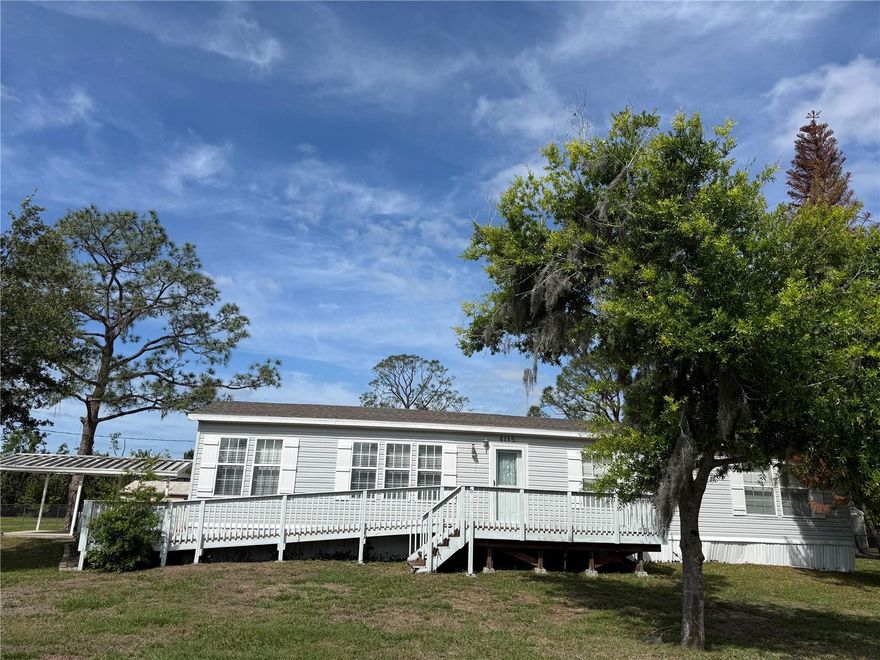 Move-in ready 1440 square feet home in Haines City. Lake Lowery access home with 2 bedroom, 2 bathroom on 7+ acres on canal front.