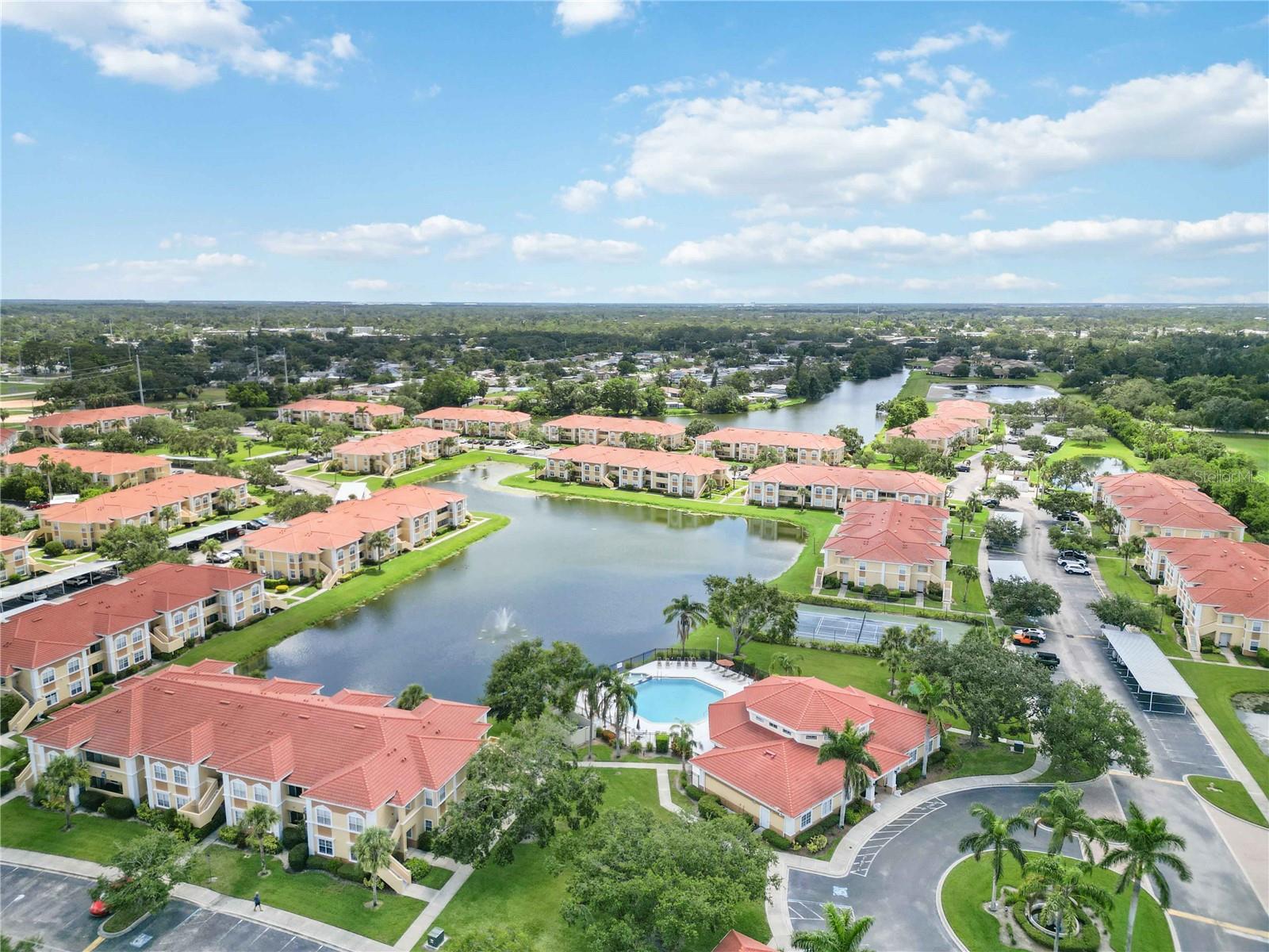 Stunning water views from every room will make you fall in love with this home. This beautiful 2 Bedroom / 2 Bathroom unit, located on the second floor, is now available for annual rent. The bright condo features an open floor plan with a comfortable living/dining room area and a kitchen with breakfast bar. The primary bedroom has a nice walk-in closet and features an en-suite bathroom with an updated, fully tiled shower. The guest bedroom is conveniently located on the other side of the home, providing privacy and plenty of storage room. The second bathroom with a tub is right next door. The unit has laminated flooring throughout, except in the bathrooms and kitchen. Enjoy a cup of coffee on your covered lanai, watching beautiful sunsets and Florida's wildlife. An extra storage nook / office space plus a laundry closet with a washer and dryer finish the unit off. One covered carport is included in the rent and will keep your car protected from the sun.
The unit is nestled within the gated Villagio condominium association, minutes away from downtown Sarasota, shopping and beautiful beaches, with easy access to 301, I75 and public transportation. Community amenities include a heated resort-style pool, tennis/pickle ball court, playground and gym.
Rent is $1825 (utilities are not included). First month's rent plus security deposit (equal to 1 month's rent) is required. The Villagio charges $100.- per person for the background check. Unfortunately, pets are not allowed, and it is a non-smoking unit.
Please call today to schedule your showing or virtual tour. This unit is not managed by RoseBay, we solely help the landlord to secure a new tenant.
