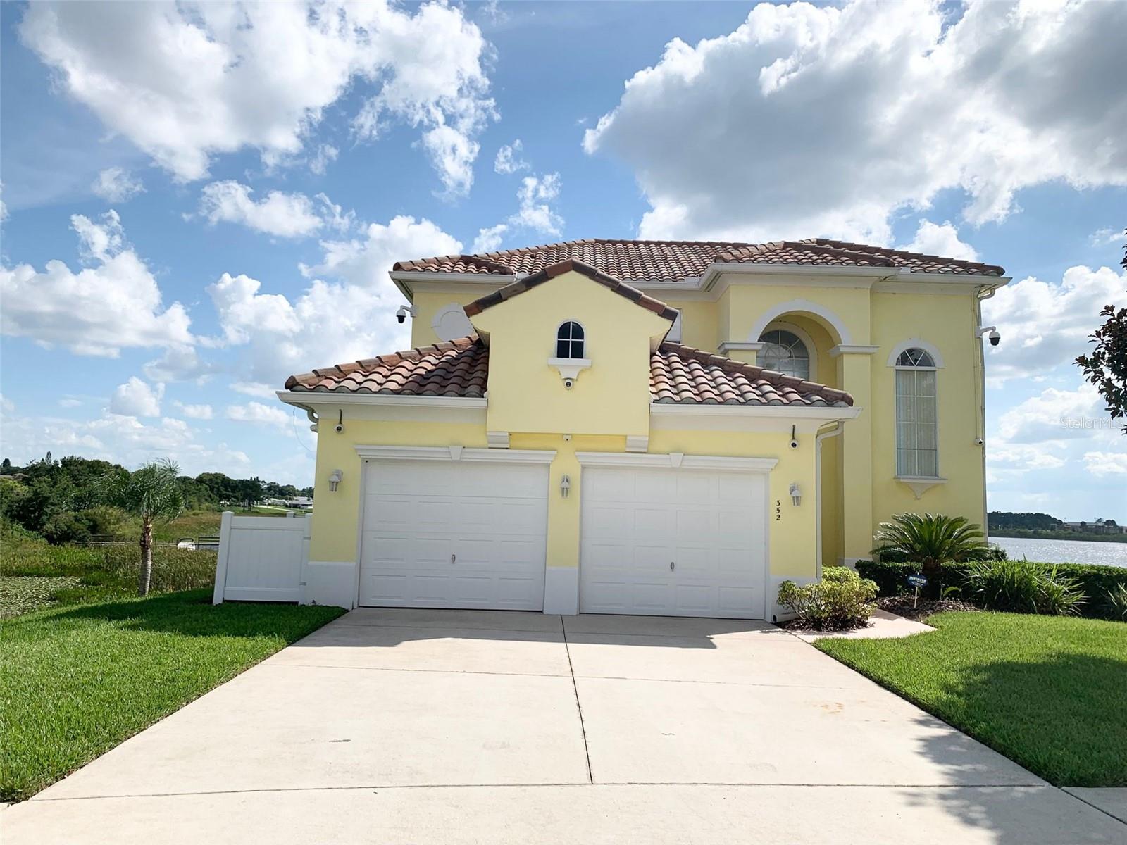 Stunning large lake front (3,653 sq ft.) home located within the gated community, Calabay Parc At Tower Lake.
Beautifully designed with 5 bedrooms (3 masters all with en-suites, spread over 3 floors), 4 and half bathrooms, and the whole downstairs floor dedicated as a games room.
Unique south facing private luxury 32ft x 16ft heated and screened pool with water features and a large spa that can seat 10, overlooking the peaceful setting of the spectacular Tower Lake, with its fantastic sunsets.
Large open plan living and kitchen space with sliding patio doors that open the living room onto the large balcony overlooking the pool/spa and Tower Lake.
The community has a Club house and beautiful fishing lake, boat ramp and pier. Located close to I4 and to all major theme parks - Disney World, Universal Studios, Sea World and Legoland. Plus near to Posner Park shopping complex, offering a wide range of shopping options.
This home offers everything for day to day living and adventure. It is designed for the Florida lifestyle. Whether you are looking for an investment opportunity, a vacation home, or a permanent residence this home is a prefect fit.