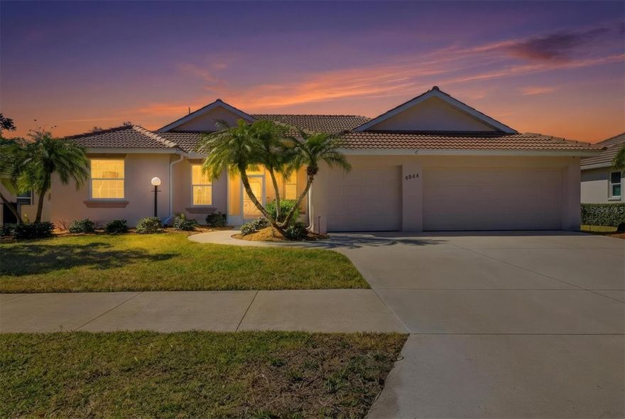 Welcome to this beautifully maintained Sarasota home located in the highly sought-after Three Oaks community! Nestled in a quiet, well-established neighborhood, this residence offers the perfect blend of comfort, convenience, and classic Florida charm. Light-filled living areas and a functional, inviting floor plan make this home ideal for everyday living as well as effortless entertaining.
NOT IN A FLOOD ZONE • PUBLIC WATER & PUBLIC SEWER • 3-CAR GARAGE.POOL HOME!
New TILE Roof installed FEBRUARY  2026 ,PGT Impact Windows: May 2016, Hurricane Impact Shutters (Lanai/Porch): July 2016,Pool Re-Coated with Pebble Tec: Jan 2015, Salt Chlorinator: Replaced May 2025 (original 2020),Pool Pump: Replaced February 2026, Irrigation Well,Exterior Security System Dec 2017,Exterior Repaint: Dec 2025,Fencing: Nov 2020 & Jan 2021,Sprinkler system is connected to a private well, offering cost-efficient lawn irrigation,Crown Molding: Kitchen, Family Room, Living Room, All Bedrooms & Bath,Belt-Drive Garage Door Openers with Battery Backup Step outside to your own private outdoor oasis—perfect for morning coffee, weekend gatherings, and year-round relaxation. The sparkling pool, screened living spaces, and tranquil surroundings bring true Florida living to life. Ideally located just minutes from shopping, dining, top-rated schools, and major roadways, this home offers convenient access to everything Sarasota is known for—from beautiful Gulf beaches to vibrant downtown attractions and cultural destinations. Whether you're searching for a primary residence, seasonal retreat, or investment opportunity, this property delivers exceptional lifestyle, location, and long-term value.