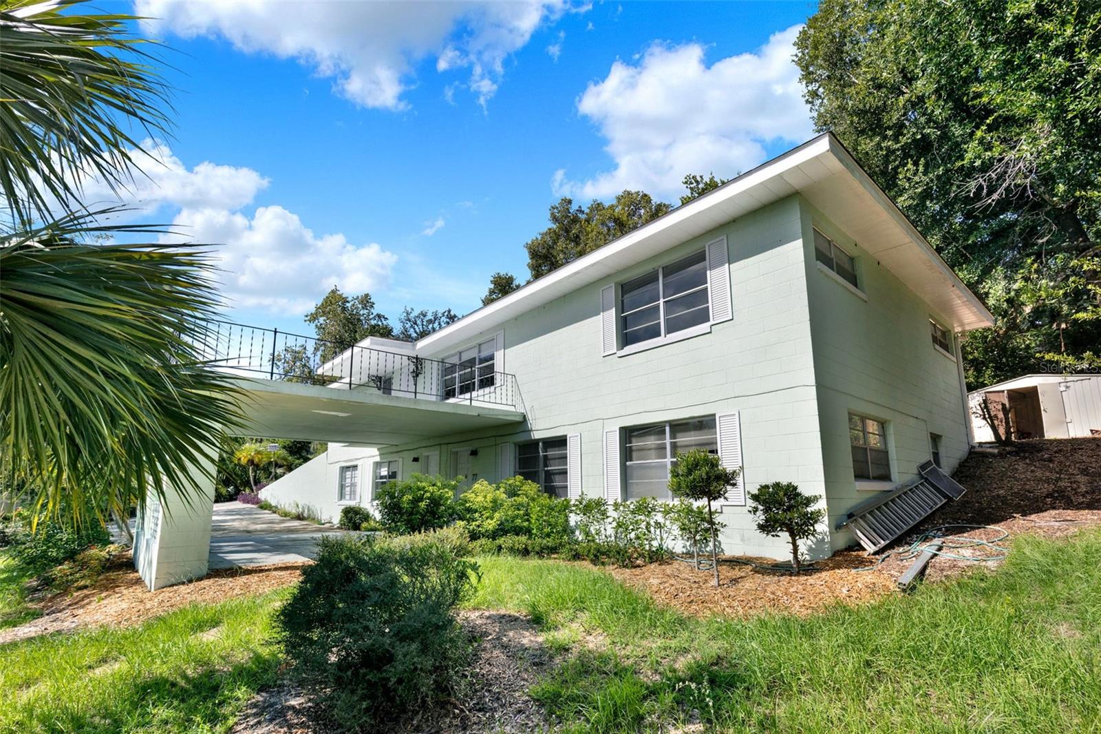 Welcome home to this newly renovated apartment in the beautiful Hills of Clermont, close to downtown. This unit is part of a Triplex and offers 2 Bedrooms, 1 Bathroom, large living space and kitchen. Tastefully decorated and ready to move in, the monthly rental price includes common grounds maintenance, shared laundry and water. You have your own private mailbox and spectacular water views as the triplex sits high on a hill. Close to the ever growing down town Clermont area, shopping and Restaurants, plenty of parking space, call today for your own private tour !!!