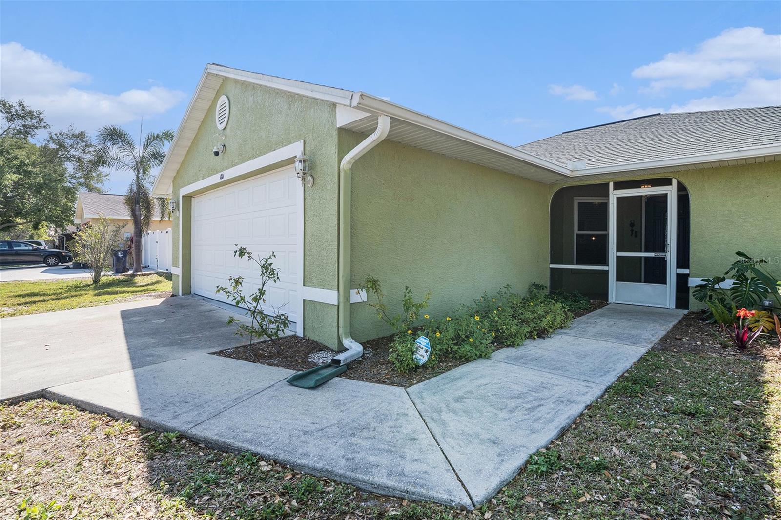 RELAX & UNWIND in this TURNKEY POOL HOME FOR RENT with NO HOA, PAID-OFF SOLAR, GAS APPLIANCES, IMPACT WINDOWS, and LAWN & POOL SERVICE INCLUDED IN THE MONTHLY RENT. This inviting 3 BED, 2 BATH house mixes comfort and savings thanks to PAID-OFF SOLAR (2018) for LOW ELECTRIC BILLS and HURRICANE IMPACT WINDOWS (2018) for added peace of mind. Inside, VAULTED CEILINGS and a SPLIT FLOOR PLAN make the space feel open and bright, while a BRAND-NEW AC (2024) with a 10-YEAR PARTS & LABOR WARRANTY and NEW INSULATION (2023) keep things cool and efficient. The KITCHEN offers GRANITE COUNTERTOPS, STAINLESS STEEL APPLIANCES, and a GAS STOVE so meal prep is a breeze. Both BATHROOMS were UPDATED in 2023, and LUXURY VINYL PLANK FLOORING (2023) runs throughout the home for easy care. Outside, enjoy a PRIVATE POOL with a NEW POOL PUMP (2023), a COVERED PATIO, and a LARGE DECK perfect for grilling or relaxing. A DOUBLE-WIDE GATE and SPACIOUS SIDE YARD give room for BOAT or RV storage, and the property sits on nearly a QUARTER ACRE with TROPICAL LANDSCAPING, plus it’s NOT IN A FLOOD ZONE. A BONUS SHED with AC makes a great WORKSHOP or HOBBY ROOM. Close to WATER ACCESS and GULF BEACHES, this rental lets you move in, enjoy the included lawn and pool care, and start living the Florida lifestyle—schedule your tour today!