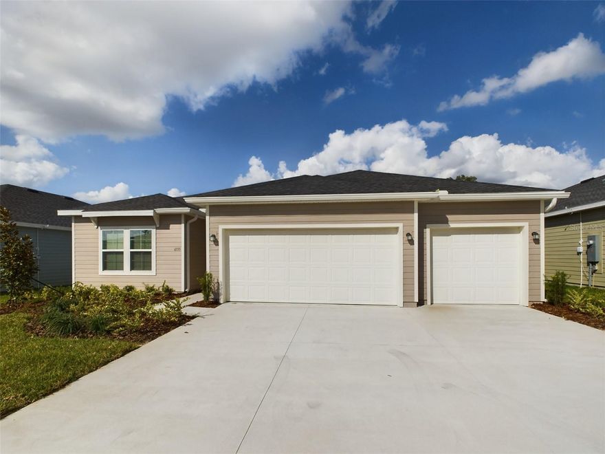 One or more photo(s) has been virtually staged. Under Construction. Brand New Princeton II Model in Pioneer Ranch! Be the first to live in this elegant 4-bedroom, 3-bath, 3-car garage single-story home at 6881 SW 87th Street, Ocala, FL 34476. Featuring 2,226 sq. ft. of living space, this home offers an open floor plan with a spacious living room, modern kitchen, and both casual and formal dining areas. Enjoy a screened porch, quartz countertops, walk-in pantry, all appliances including washer and dryer, ceiling fans in all bedrooms, and Hotwire internet included. Smart features include a Ring Doorbell, front door lock, and high-speed connectivity. Conveniently located near SW 200, close to shopping, dining, and more.