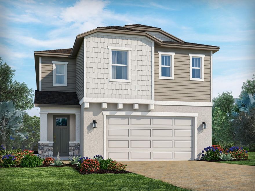 Brand new, energy-efficient home available by Sep 2025! Entertain guests with ease as you prepare meals in the kitchen while overlooking the spacious dining room, great room, and covered lanai. Now selling from the mid $400s, Cyrene at Minneola offers single-family homes in Lake County, FL. Residents have easy access to Florida's Turnpike, restaurants, retail, and more. Schedule an appointment, today.  Each of our homes is built with innovative, energy-efficient features designed to help you enjoy more savings, better health, real comfort and peace of mind.