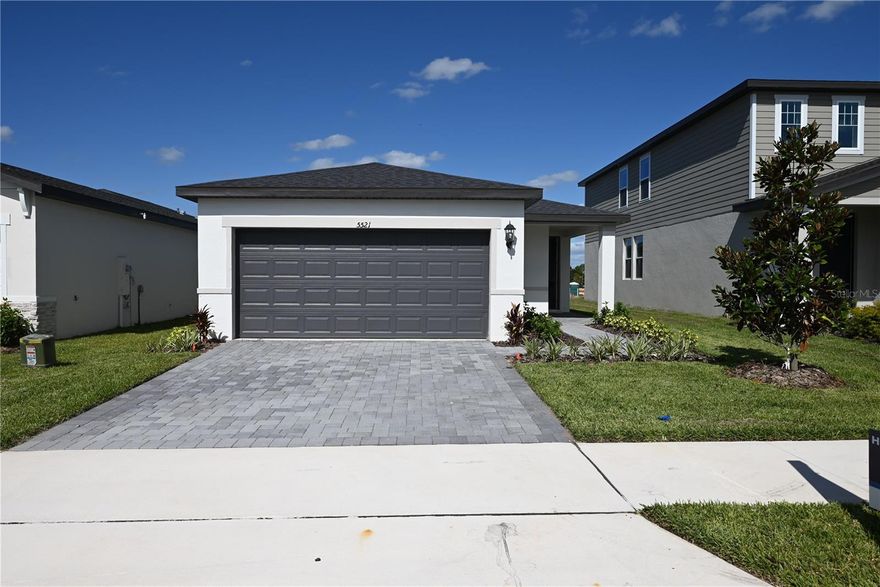 Welcome to this brand-new 4-bedroom, 2-bath home located in the desirable community of Crosswinds in Haines City. This property features an open and bright floor plan with modern finishes throughout. The kitchen offers contemporary cabinetry, stainless steel appliances, and a large island that opens to the living and dining areas—ideal for everyday living and entertaining. The spacious primary suite includes a private bath and walk-in closet. Additional bedrooms provide flexibility for guests, work, or hobbies. Conveniently located near major highways, shopping, and dining, this home combines comfort and accessibility. Enjoy the benefits of new construction with energy-efficient systems and low maintenance living.