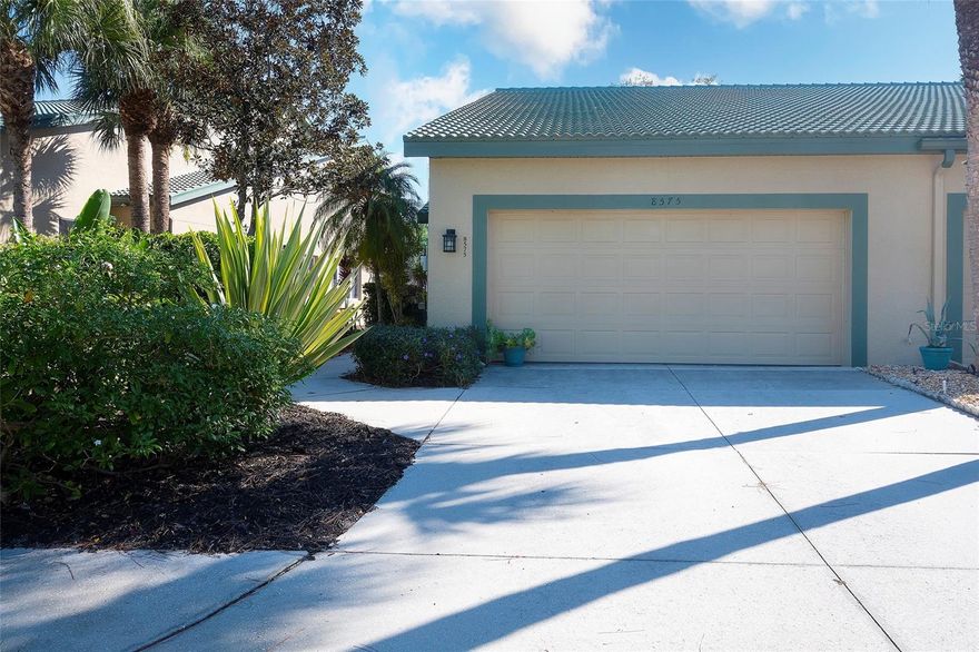 One or more photo(s) has been virtually staged. Some photos have been virtually staged.  This maintenance free attached Villa has 2 bedrooms, 2 full baths and an office/den and is a perfect seasonal retreat or year-round home.  It has a NEW ROOF (2025) and NEW A/C SYSTEM (2025)! Enjoy the open Great Room design with a serene water view. You will love the life style here in Rosedale Golf & Country Club with the low maintenance fees that include cable, high speed internet, lawn service, roof cleaning and exterior painting of the building. It will make locking the door and hitting the road both convenient and reassuring in this gated community with 24/7 manned gatehouses at both entrances.  All recreational social, golf and tennis memberships are available and OPTIONAL!   Rosedale is a meticulously maintained community conveniently located just east of I-75 off SR-70.  Easy access to the University Town Center. great restaurants, theaters, sporting events, world class beaches and airports.  Golf and Social Memberships are optional and NO CDD fees.  It's time to enjoy Florida living at its finest!