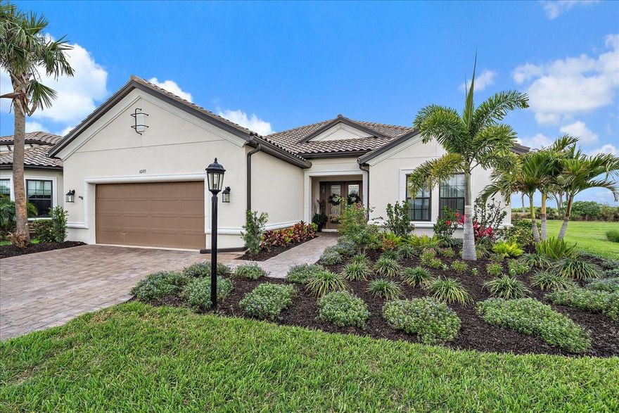 Rare opportunity in Esplanade at Skye Ranch — this upgraded Palazzio I is no longer offered by the builder, making it one of the few chances to own a larger, more open-concept floor plan within the community. Now priced at $1,199,000, this move-in ready home offers exceptional value for its size, layout, and premium features.
Perfectly positioned on a private preserve homesite, this residence delivers a level of privacy and tranquility that is increasingly hard to find. The western rear exposure creates the ideal setting for enjoying breathtaking sunset views from your expansive screened lanai.
Designed for both everyday living and entertaining, the home features a spacious open great room layout that flows seamlessly into a chef-inspired kitchen, complete with upgraded appliances, a large center island, and ample cabinetry. The absence of carpet, combined with engineered hardwood flooring throughout and upgraded tile in the baths, creates a clean, modern aesthetic.
Step outside to your custom pool and outdoor living space, where the preserve backdrop enhances the sense of retreat. The lanai is further elevated with a large picture window screen enclosure, maximizing both light and uninterrupted views.
Additional highlights include:
* Tandem 3-car garage with extended driveway
* Upgraded lighting throughout
* Thoughtfully designed indoor-outdoor flow
* Move-in ready condition with premium finishes
Unlike new construction opportunities, this home already includes the pool, upgrades, and established setting, without the wait or additional expense.
Located within the highly sought-after Esplanade at Skye Ranch, residents enjoy resort-style amenities, gated privacy, and a vibrant lifestyle community.
This is a compelling opportunity for buyers seeking a rare floor plan, premium lot, and fully completed luxury home in one of Sarasota’s most desirable new communities.

Residents of Esplanade at Skye Ranch enjoy resort-style amenities including a clubhouse with Bahama Bar, resort pool, fitness center, tennis and pickleball courts, walking trails, and a full calendar of social events.
Conveniently located near top-rated schools with convenient access to the new K-8 Skye Ranch STEM Academy, shopping, dining, and Sarasota’s world-renowned Gulf Coast beaches.
                                                                                                                                                                                              Opportunities like this are rare—schedule your private showing today.
