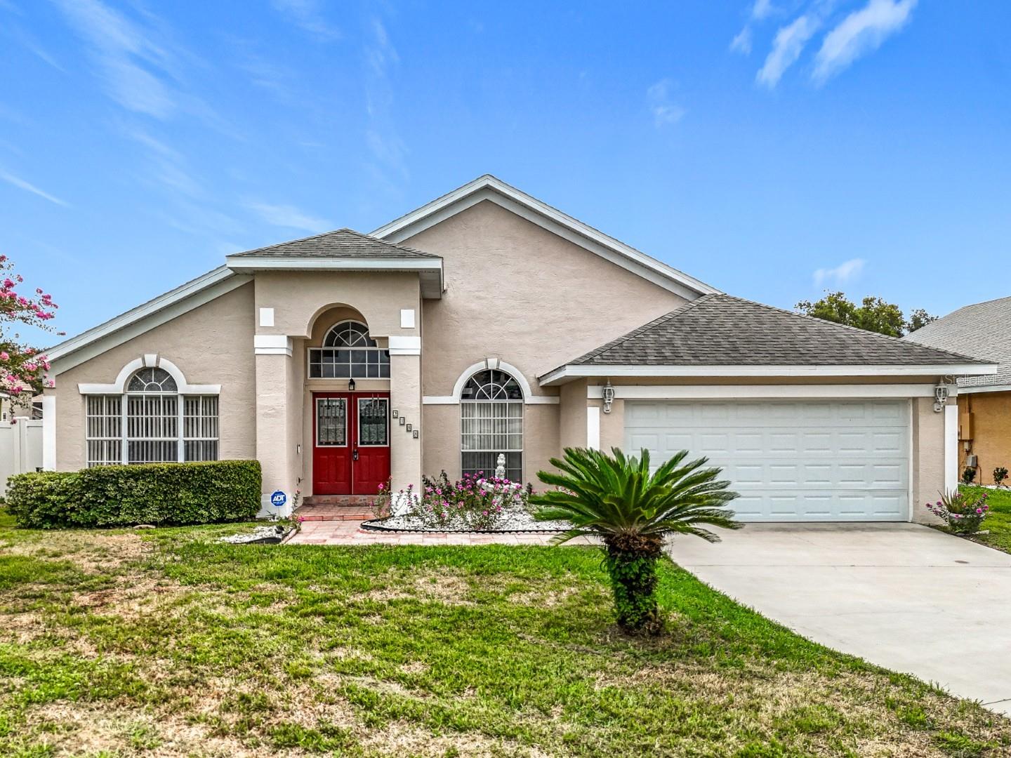 Spacious Pool Home with Bonus Rooms – Ocoee’s Best Buy! Floor plan features an OPEN CONCEPT floor plan and 2 ADDITIONAL BONUS ROOMS - ideal for use as 4th and 5th bedrooms (no closets), home offices, or flexible living spaces ** Main Living Spaces feature a Large Great Room w/Formal Dining Space, and HUGE KITCHEN w/Casual Dining Area. Cabinets & counters are neutral-tone w/matching appliances. All appliances convey, including washer/dryer ** Bedrooms are a true Split-plan, with Spacious Primary Suite & Bathroom w/ Large WI Closet, Dual Sinks, HUGE Garden Bath, separate Shower, and Water Closet ** The Spare Bedrooms have generous sizes, and share the POOL ACCESS BATHROOM ** Flooring is ceramic tile in main living areas, with wood laminate in bedrooms, and tile or linoleum in bathrooms ** Lastly, a HUGE 22 ft. Covered Lanai adjoins the LARGE SCREENED POOL and Big Backyard ** Important updates include HVAC SYSTEM replaced 3/2022, and ROOF replaced 4/2014. Interior walls & baseboards just painted, and home professionally cleaned - move in ready! Room sizes noted in listing are approximate, and buyers can verify all measurements. Security System currently installed may not convey with sale. >> BE SURE TO VIEW THE 3-D WALKTHROUGH TOUR <<