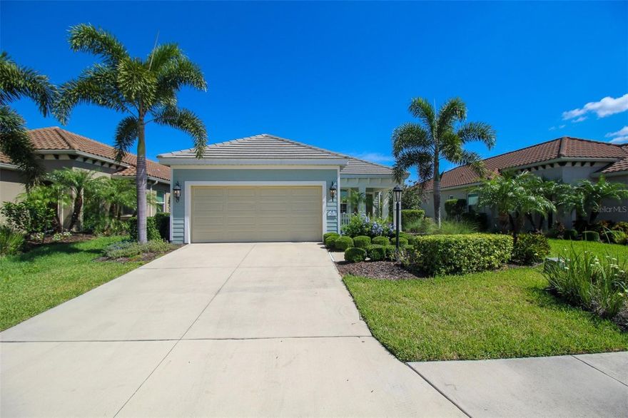 Annual beautifully appointed 3-bedroom, 2-bath rental located in the gated, resort-community of Indigo, offering serene lake views and an exceptional Florida lifestyle. This thoughtfully designed home welcomes you with an open and airy layout, enhanced by tray ceilings and additional recessed lighting in the kitchen and great room floorplan, creating a bright and inviting atmosphere throughout. The kitchen is both elegant and highly functional, featuring quartz countertops, upgraded stainless steel appliances, under-cabinet lighting, and a gas stove. A custom island with extra storage and counter space serves as the centerpiece, perfectly positioned to overlook the dining and living areas ideal for both everyday living and effortless entertaining. The private primary suite is tucked away at the rear of the home, offering a peaceful retreat with a spacious walk-in closet and an ensuite bathroom complete with dual sinks, upgraded finishes, and a walk-in shower. Two additional bedrooms and a full bath are located toward the front of the home, providing flexibility for guests, family, or a home office. Step outside to the screened in lanai, where tranquil lake views create the perfect setting to enjoy your morning coffee or unwind in the evening. The home is equipped with high-impact hurricane windows, offering added peace of mind and energy efficiency. Additional features include a dedicated laundry room, upgraded lighting and ceiling fans throughout, and an oversized two-car garage with ample storage and a convenient utility sink. Living in Indigo means enjoying a true resort-style experience, with access to multiple pools and spas, a state-of-the-art fitness center, pickleball and bocce courts, and a full calendar of social events curated by an on-site lifestyle director. Lawn care is included in the rental rate and provides low maintenance for the tenants. Ideally located in Lakewood Ranch, this home is just moments from top-rated schools, shopping, dining, golf, parks, and some of Florida’s most beautiful beaches. Experience the perfect blend of comfort, convenience, and community living. Available for immediate move-in upon approval by Gulf Coast and the association. Pet friendly with a pet deposit of $500.00 per pet. No monthly pet rent will be collected. First month of rent and one month of security deposit required.