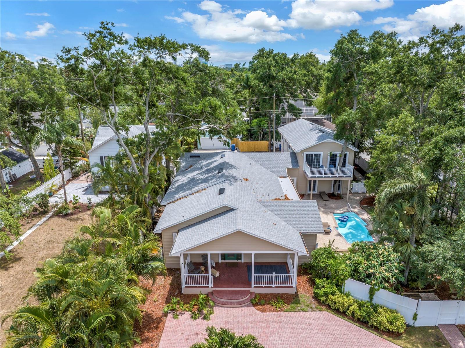 If there was ever a property that one must see to truly believe, it is this one. In fact, it is almost too amazing to explain in writing. So, let’s start with the basics. This home boasts 3,740 square feet, five bedrooms, four full bathrooms and one half bath. There are two separate porch areas and an absolutely stunning pool. Nestled in Crescent Heights, walking down the brick street is like walking backing in time, and stepping on the large front of porch of this 1924 home transports you to another period. The living area and kitchen is immense, with plenty of room for you and your guests. Spend your days by the pool and evenings on the porch, or sit on the balcony overlooking the pool and enjoy the tranquility. To top it off the roof was recently replaced and several of the appliance are new. This is one that must be seen to really understand how great it is.