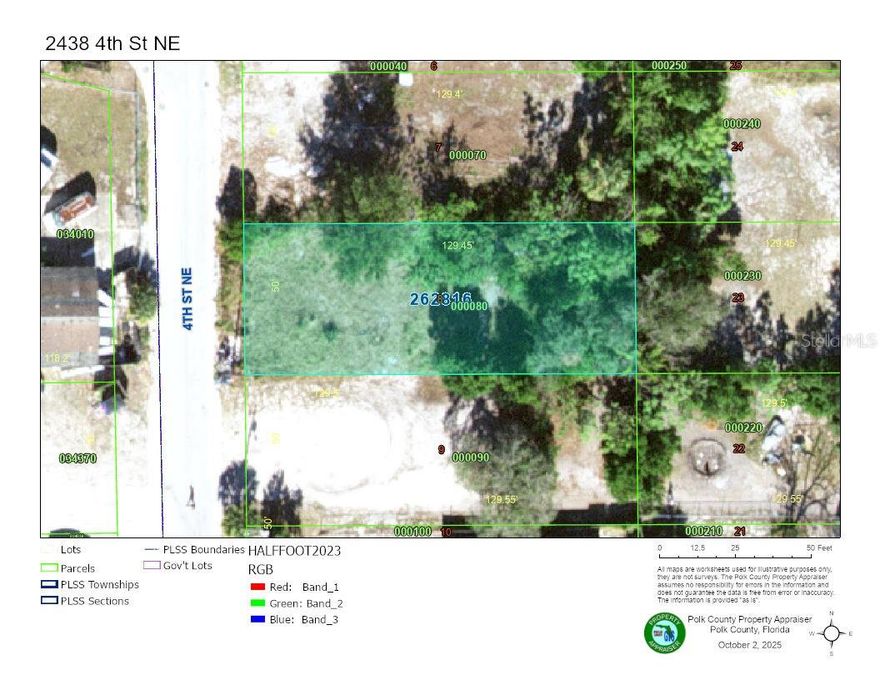 Residential lot in Winter Haven. Survey attached. No HOA.