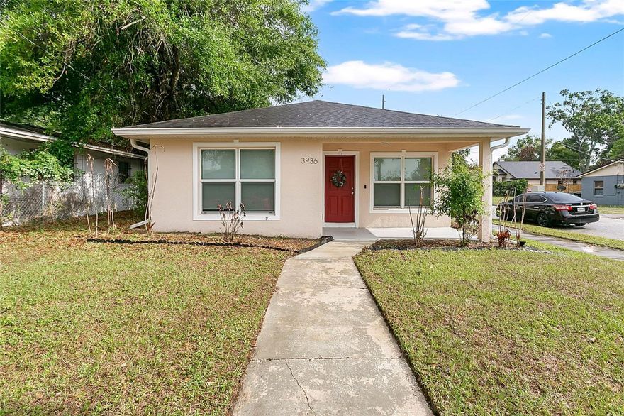 Rare Gem in Orlando!! 3 Bedrooms and 2 Full Bathrooms and Driveway at the Rear with Back Door Access. This home has split floor plan and tray ceilings. Enjoy quartz stone countertops and windowsills throughout the home. Recessed lighting, decadent dinette area with chandelier, and pendant lighting on the breakfast bar, and ceiling fans throughout each room. This layout was made for the convenience with an open floor plan, and indoor laundry room. No HOA or community assessments. Schedule a showing today!