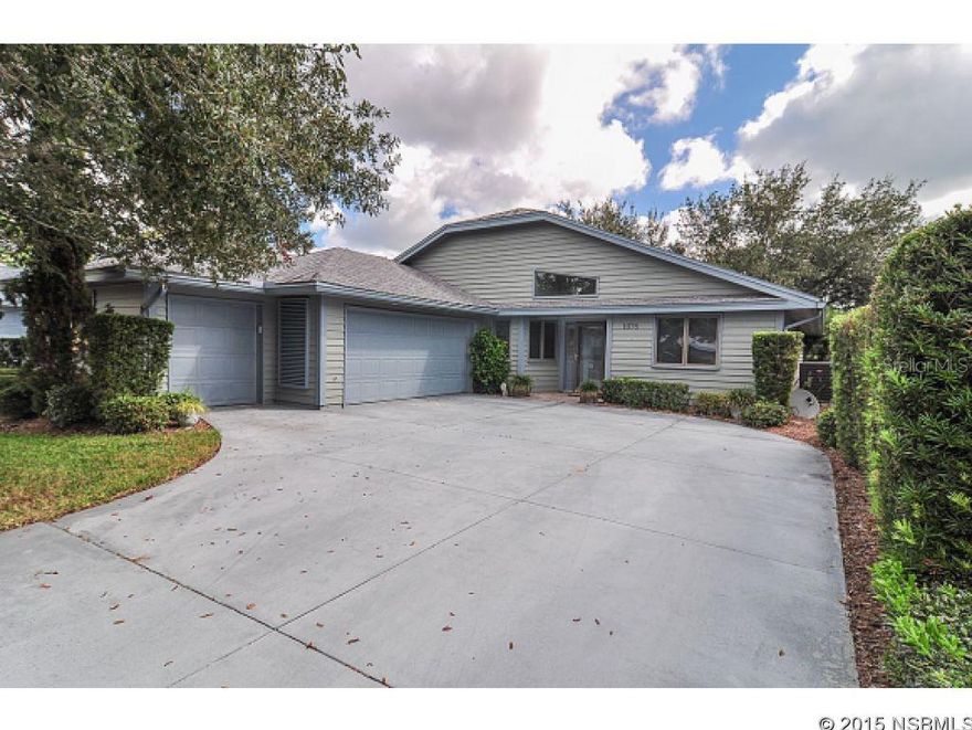 Located in prestigious Sugar Mill CC, this 2bed/2bath home has much to offer. The home is situated in the very popular Meadows subdivision and overlooks a small lake from most of the common areas. Volume ceilings throughout. Spacious kitchen with built-in oven and microwave.  Small desk area with storage for your mail/recipes. Master bedroom suite has a spacious walk-in closet with many built-ins. Sliders from the master lead to a large enclosed porch that overlooks the lake. Over sized den could easily be used as a 3rd bedroom if needed. Sliders from the living room lead to a large patio overlooking the lake. Natural gas fireplace in the living room. 2 car garage plus a separate garage for your golf cart.  Home is being sold fully furnished. The Meadows HOA provides all of the lawn maintenance as well as Cable TV, Pest Control and Security. ;Water: City