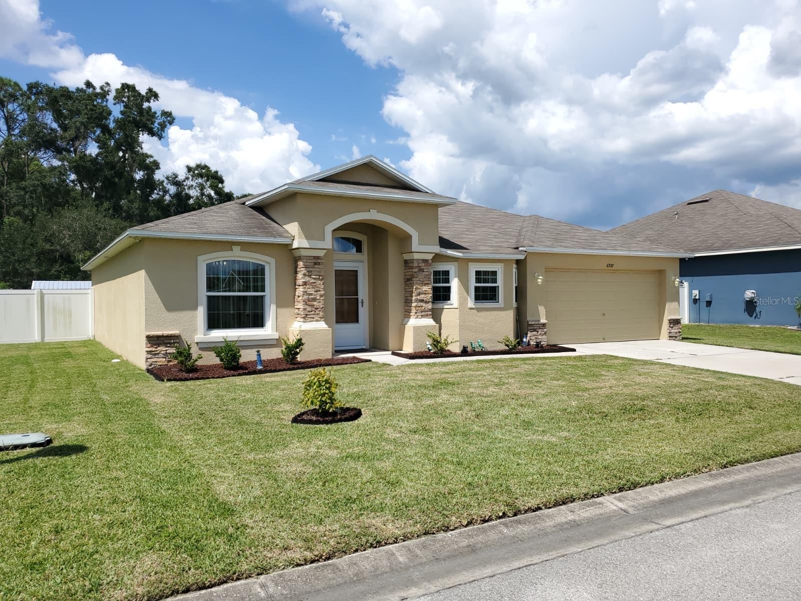 Welcome to Your Next Home in North Lakeland, Florida!
MORE PHOTOS COMING SOON!
Perfectly situated in a sought-after neighborhood, this beautifully maintained residence located in a family friendly neighborhood combines comfort, style, and convenience. Just minutes from local schools, shopping centers, and dining, you’ll enjoy the best of suburban living with a low HOA fee and no CDD.
Step inside to discover spacious bedrooms and bathrooms, a bright open layout, and tile flooring with matching tile baseboards for a clean, modern touch. The kitchen is a chef’s delight, featuring stainless steel appliances, 42-inch wall cabinets, and plenty of counter space for meal prep and entertaining.
The large backyard offers endless possibilities; complete with a spacious storage shed for tools or hobbies and an irrigation system using reclaimed water to keep your lawn lush year-round.
Whether you’re hosting gatherings or enjoying quiet evenings at home, this property delivers the space, features, and location you’ve been looking for. Listing agent is the owner. Don’t miss the chance to make it yours!